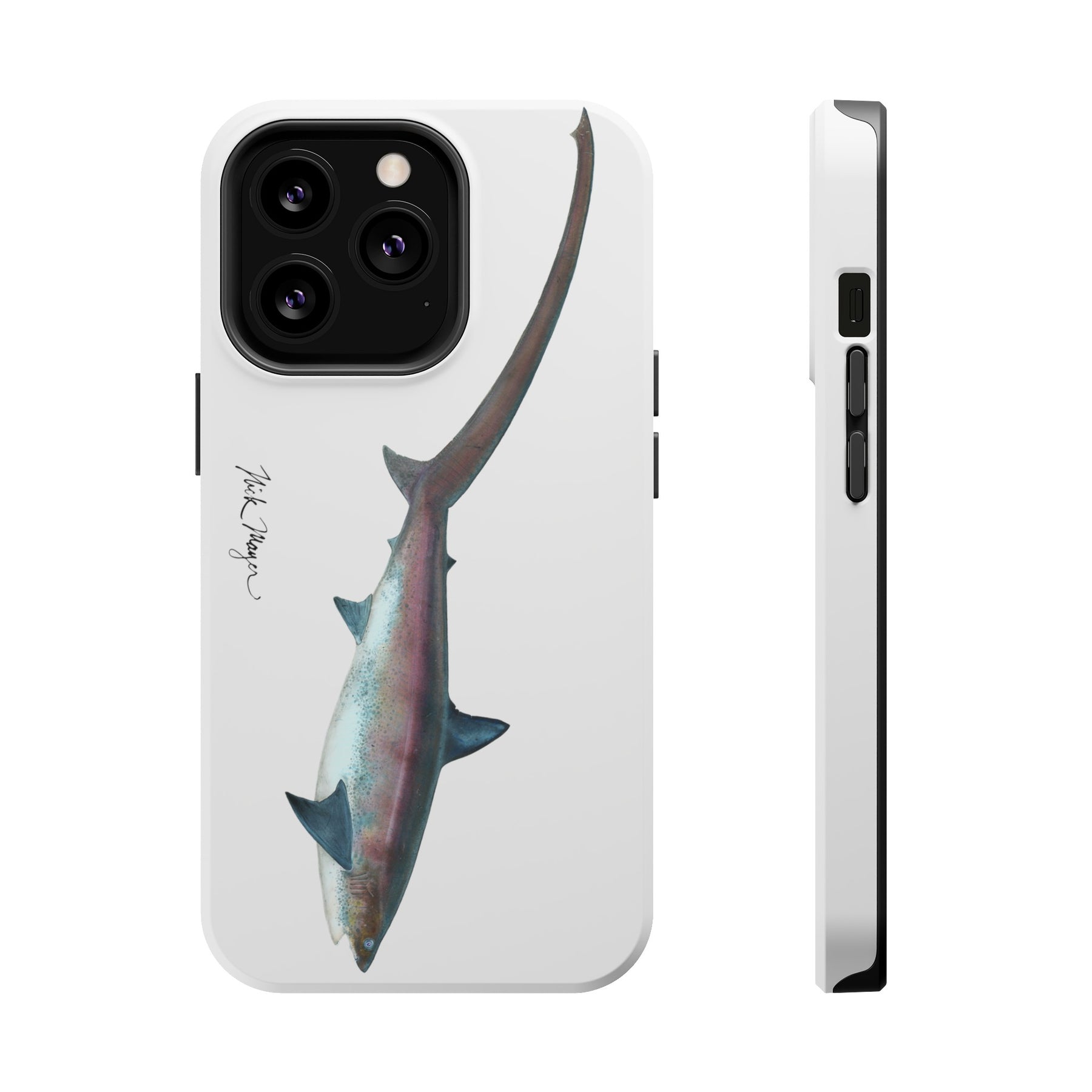 Thresher Shark MagSafe Black iPhone Case