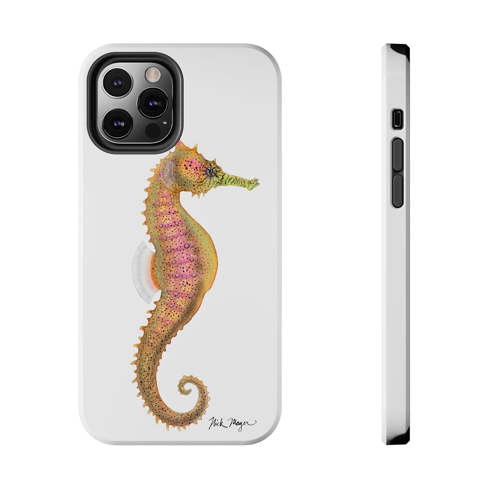 Pink Seahorse Phone Case (iPhone)