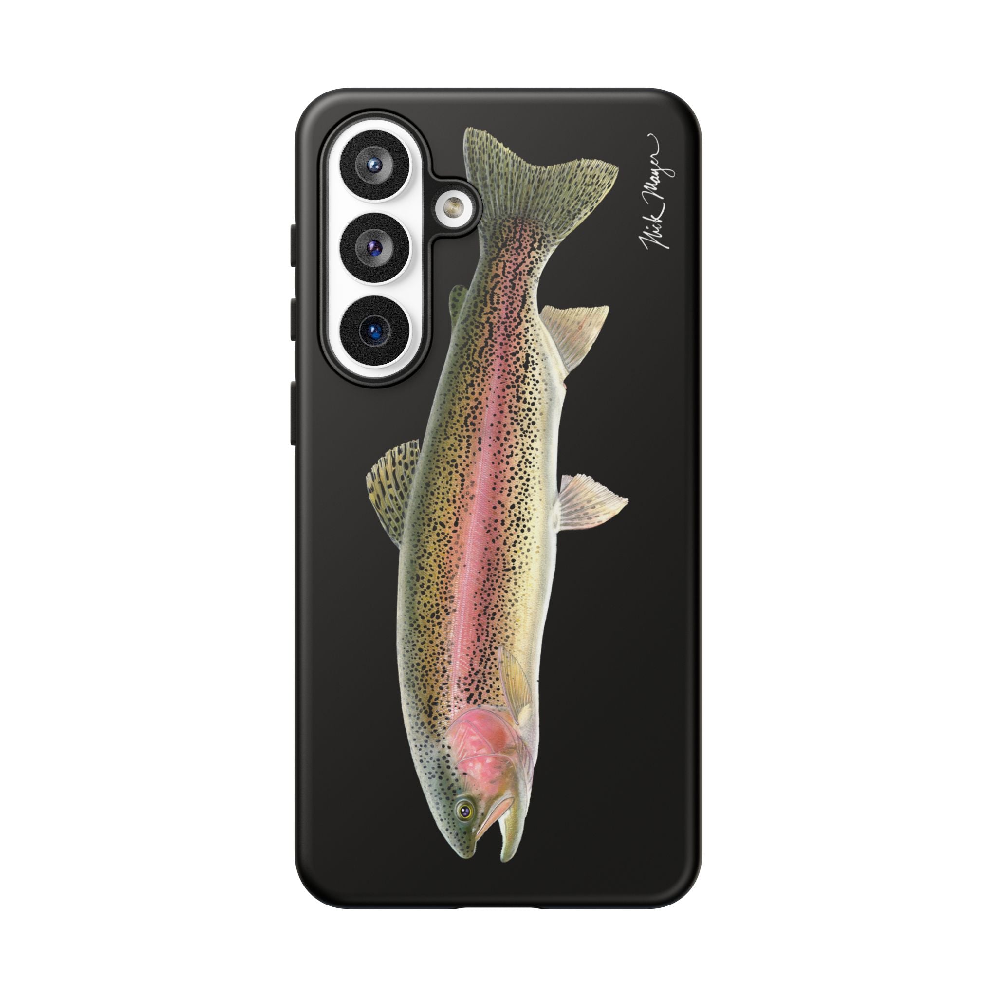 Rainbow Trout Black Phone Case (Samsung) Printify