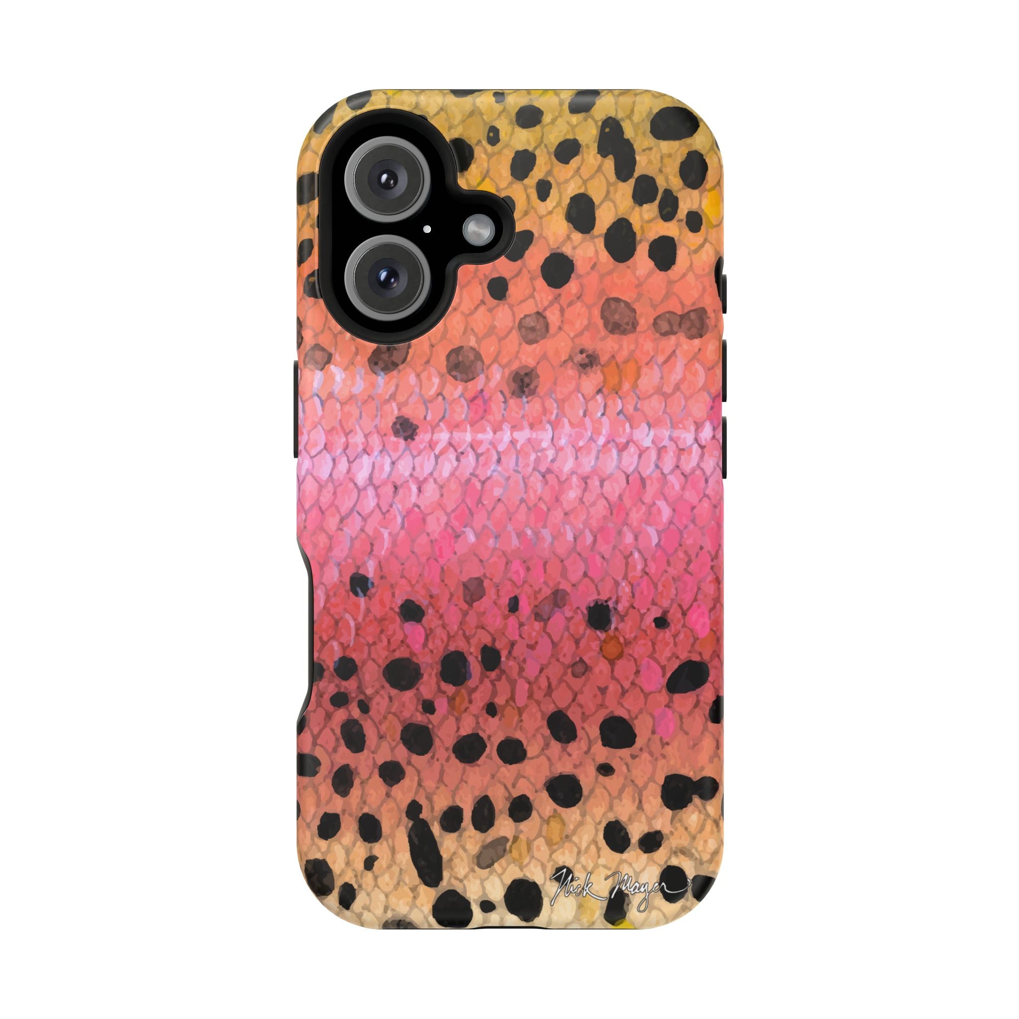 Rainbow Trout Skin MagSafe iPhone Case