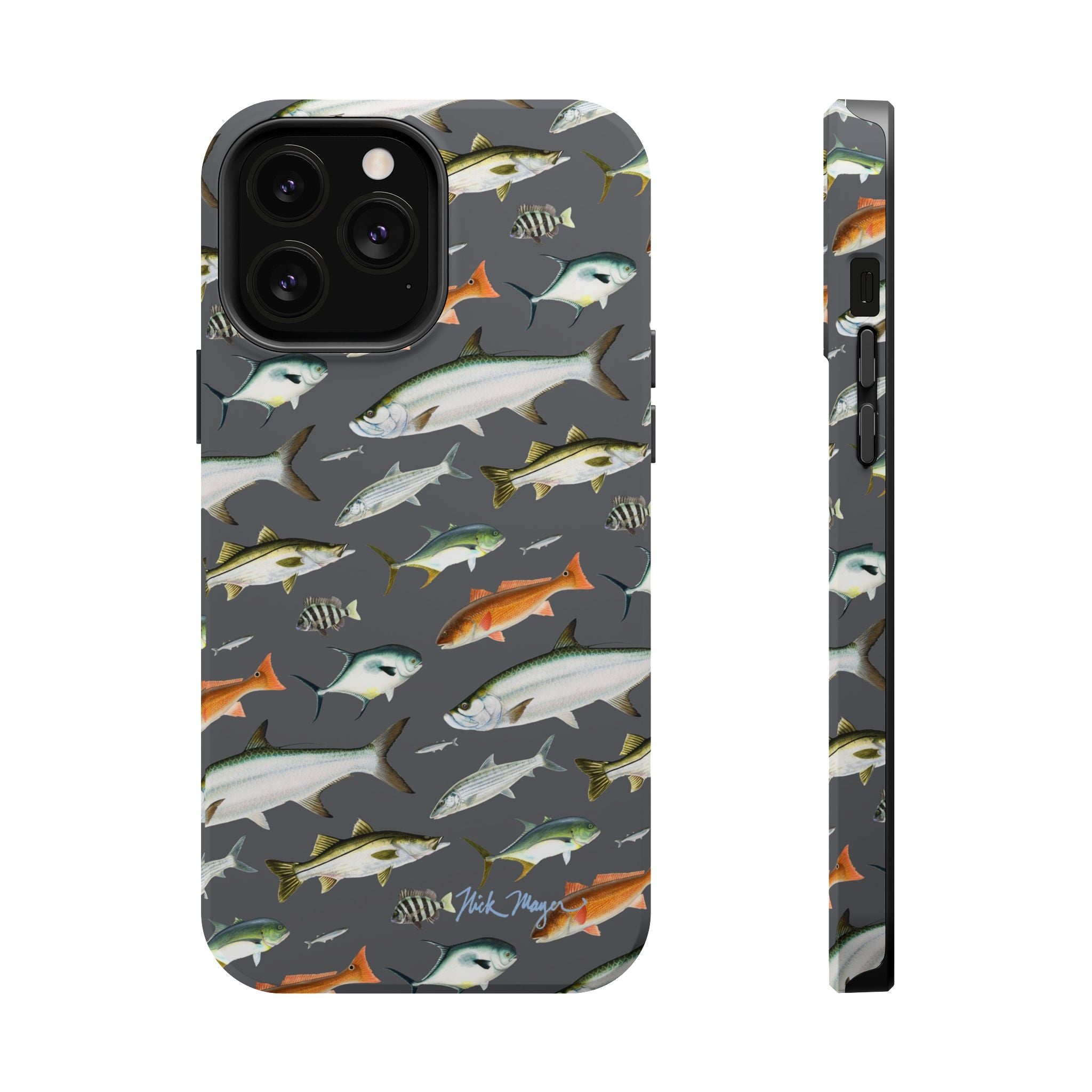Southern Fish Grey MagSafe iPhone Case