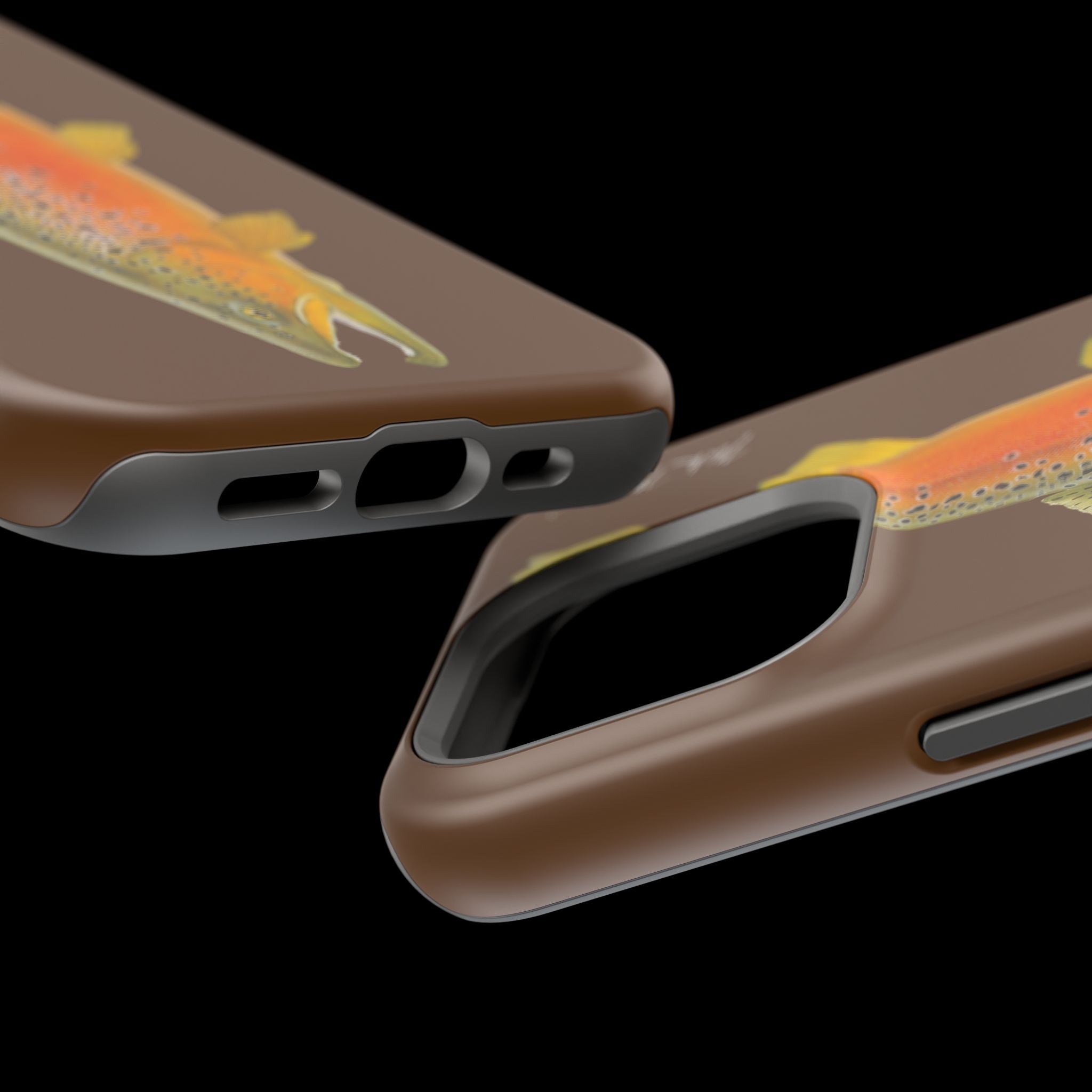 Brown Trout 2 Brown MagSafe iPhone Case, Limited Run