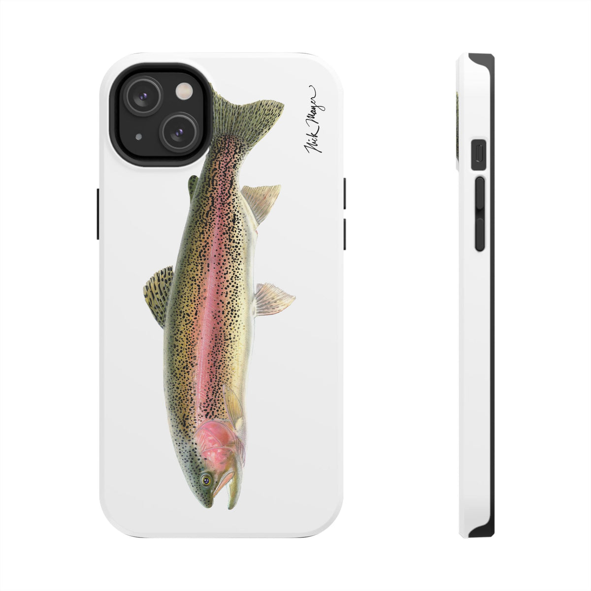 Rainbow Trout White Phone Case (iPhone) Printify