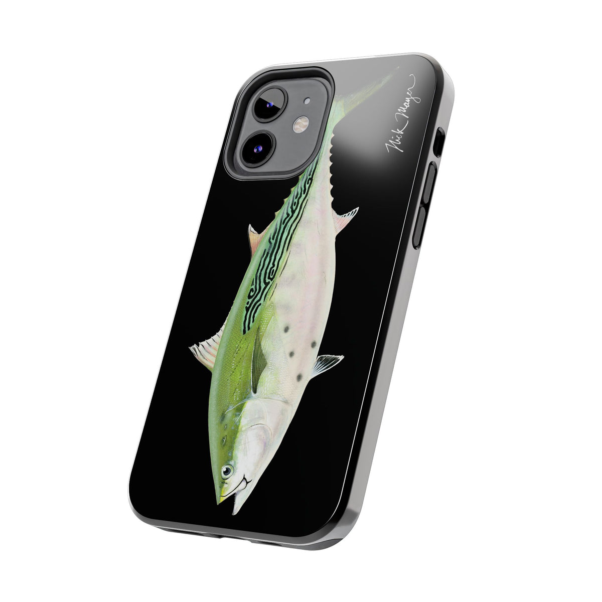 Albie Black Phone Case (iPhone) Printify