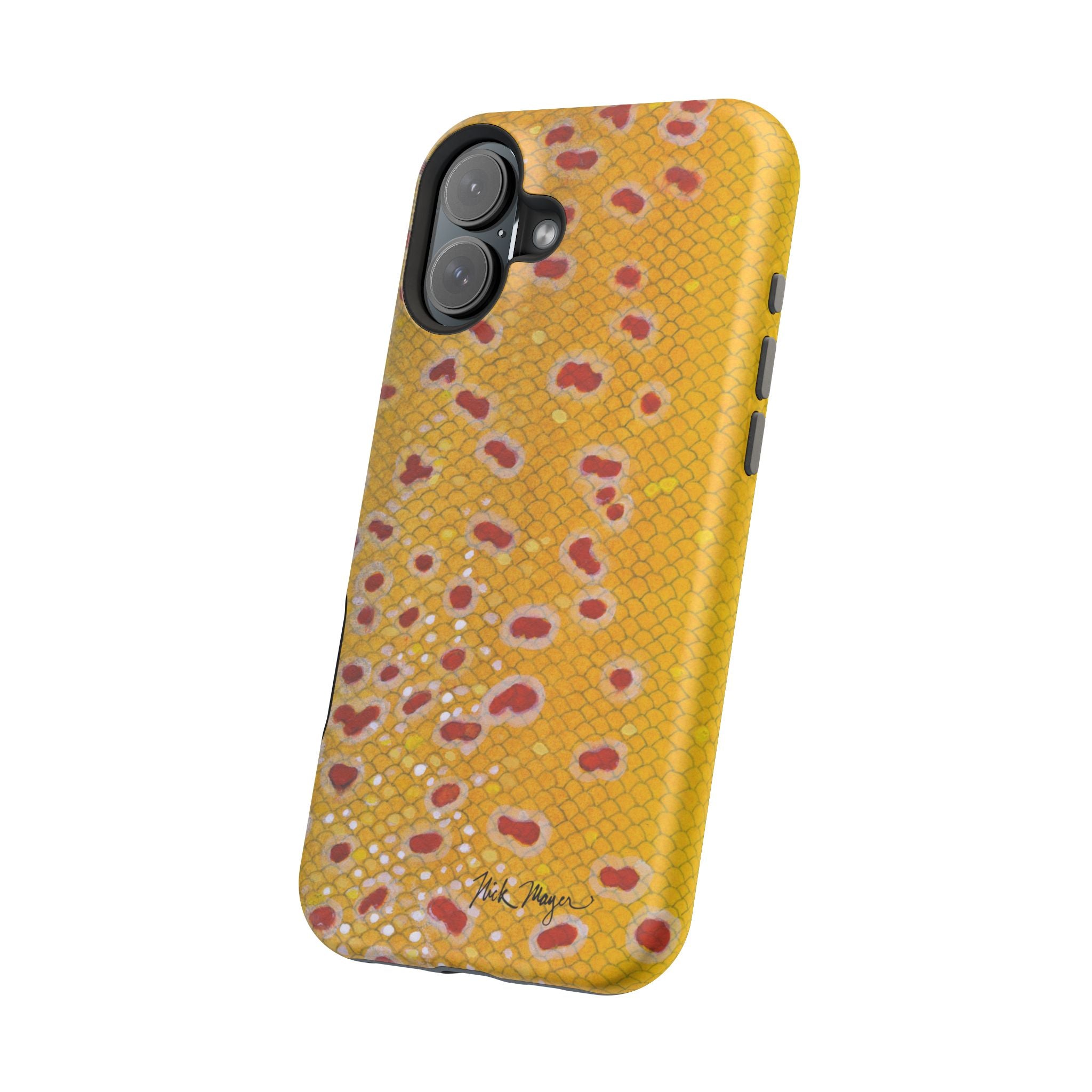 Brown Trout 3 Skin MagSafe iPhone Case