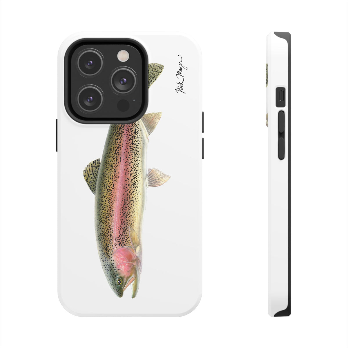 Rainbow Trout White Phone Case (iPhone) Printify