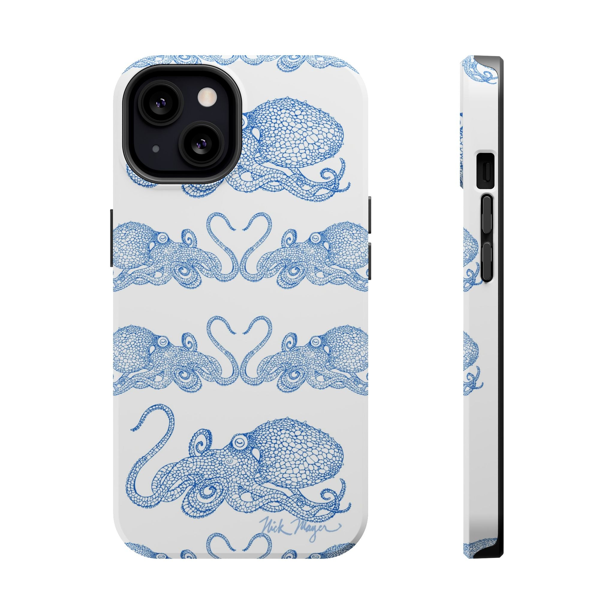 Blue Octopus 1 MagSafe iPhone Case