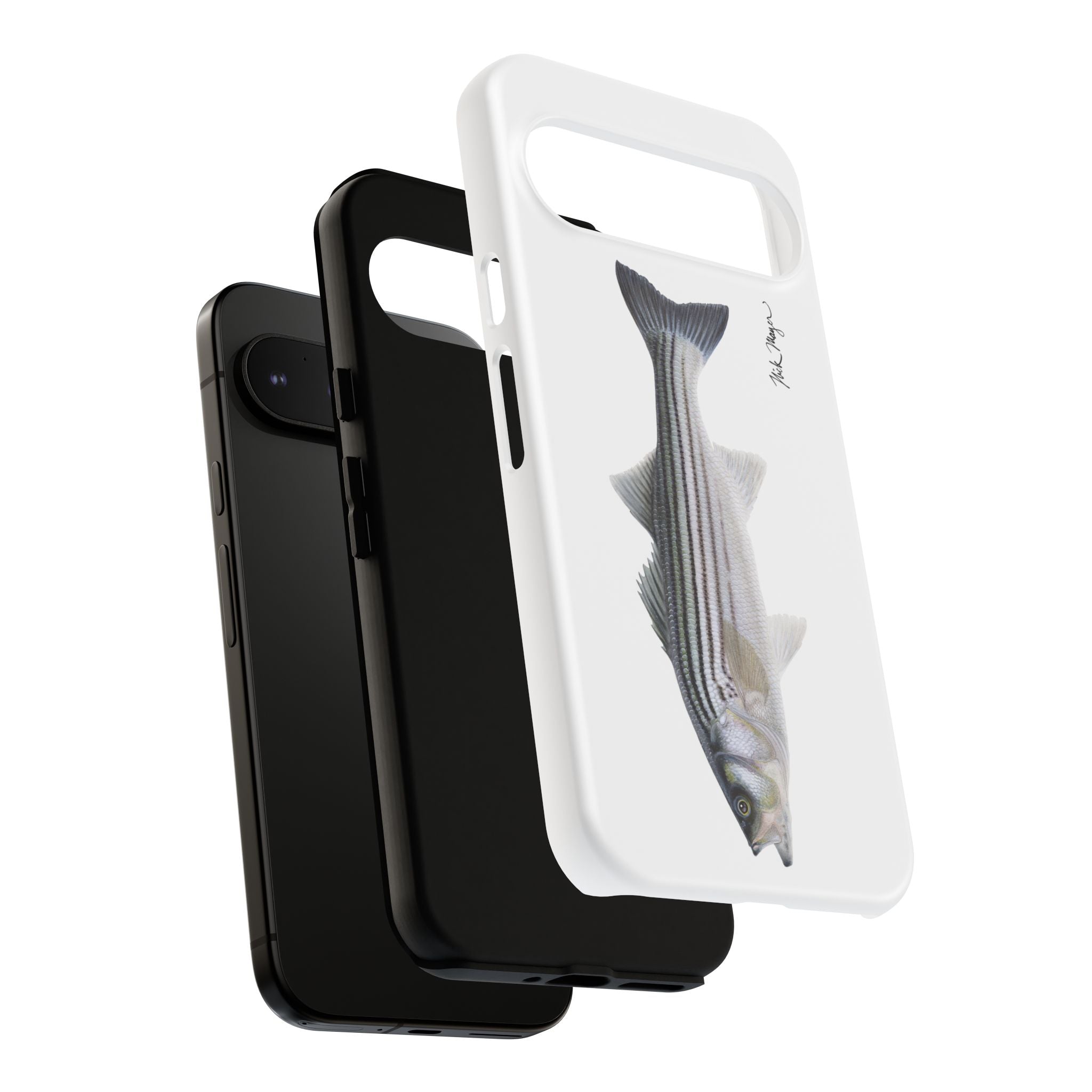 Schoolie Striper White Phone Case (Samsung) Printify