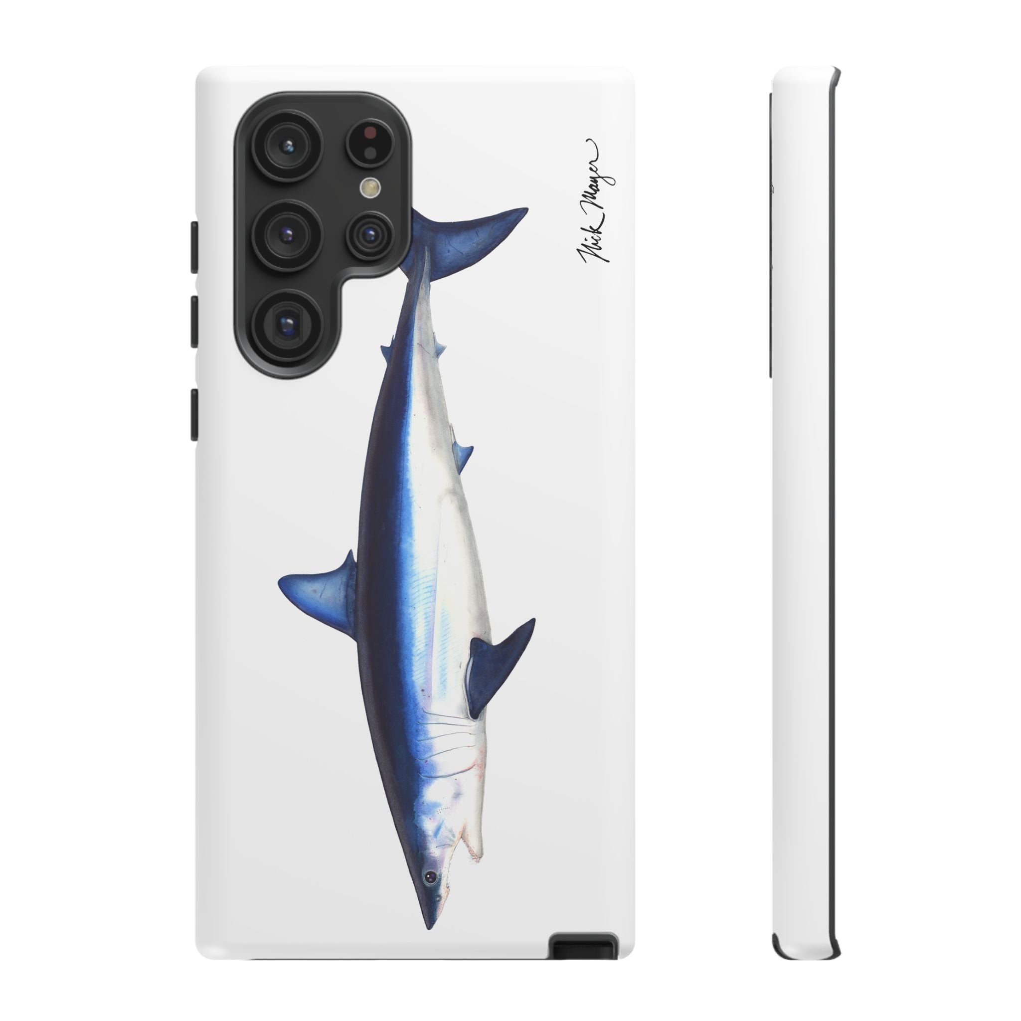 Mako Shark White Phone Case (Samsung)
