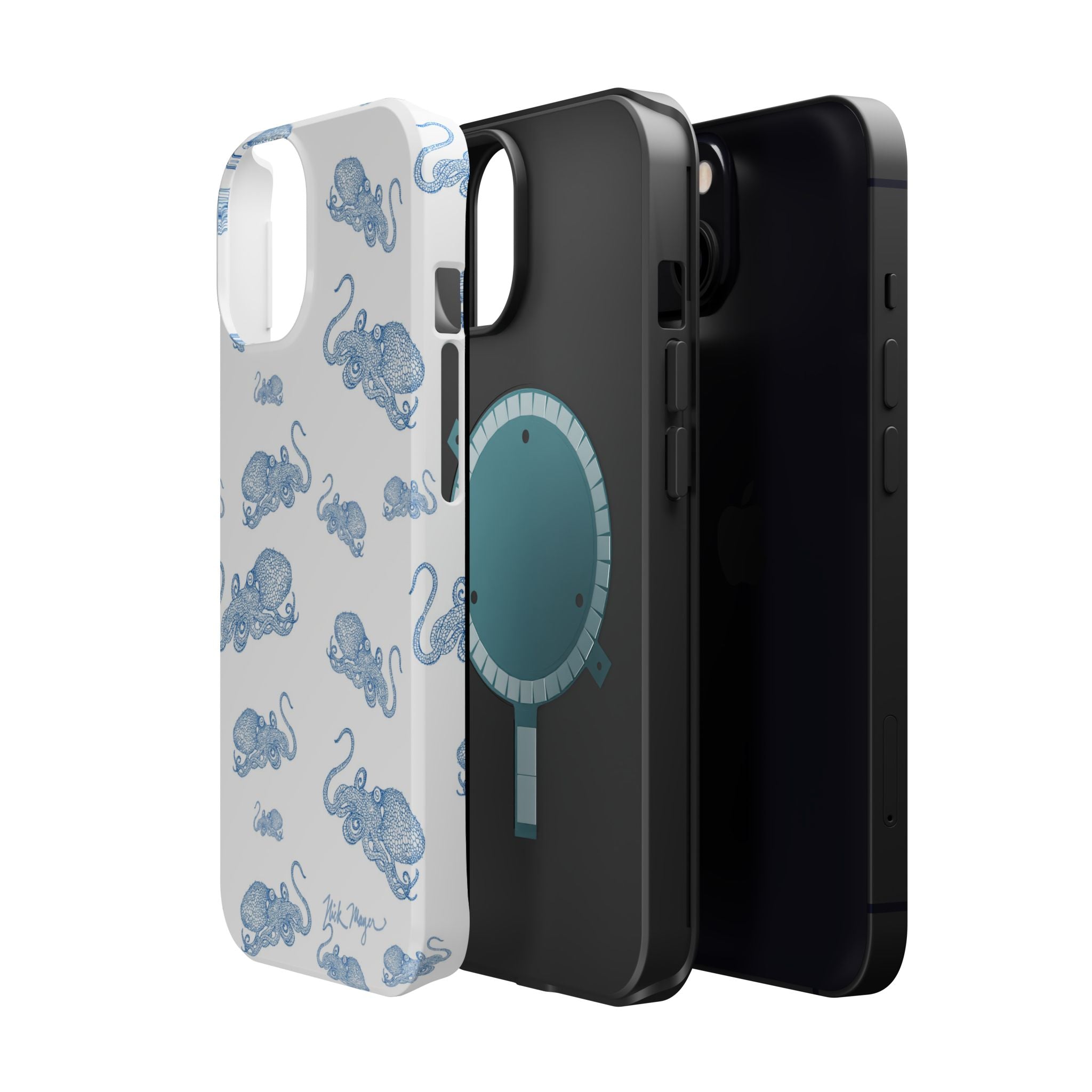 NEW Blue Octopus 2 MagSafe iPhone Case