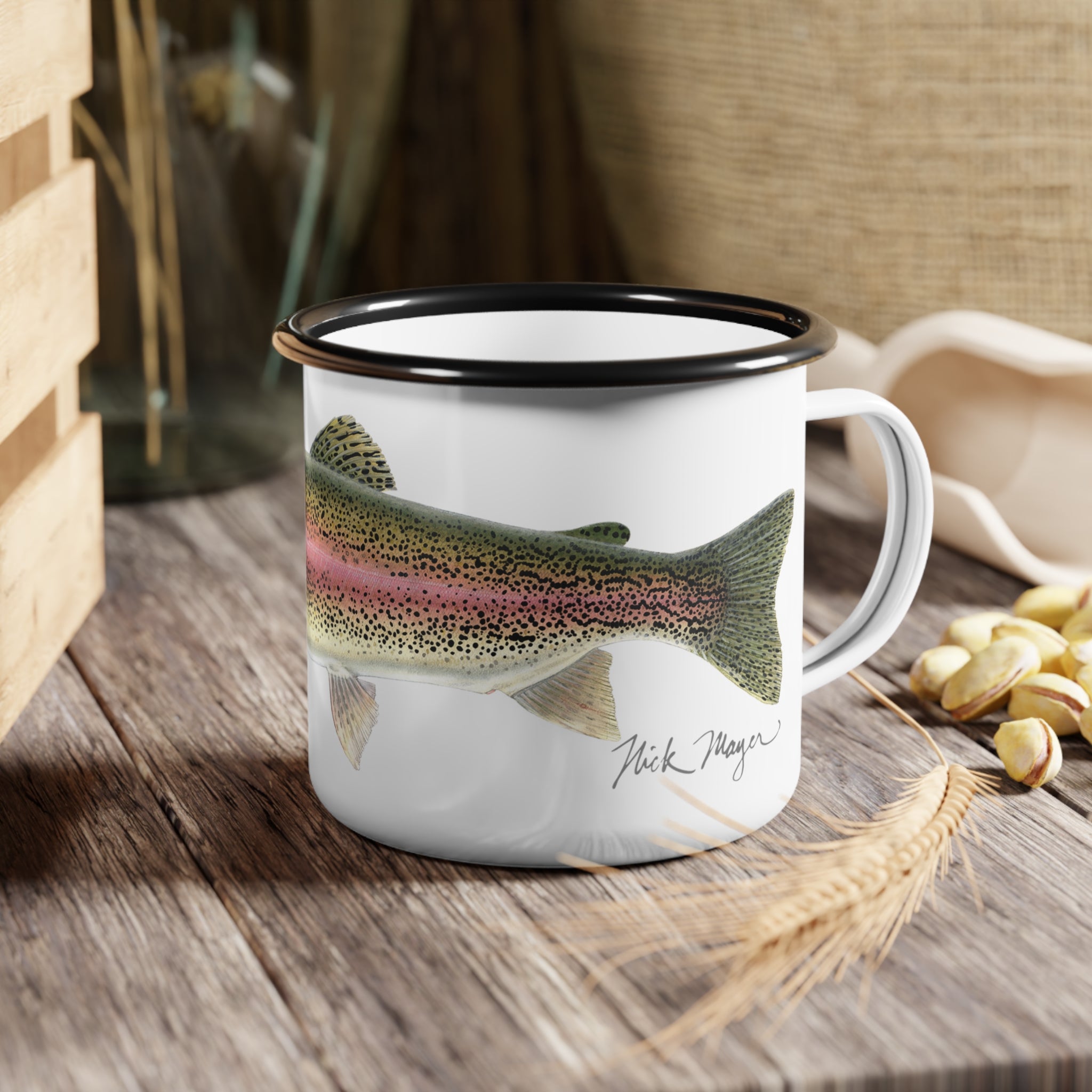 Rainbow Trout Mini Camp Mug