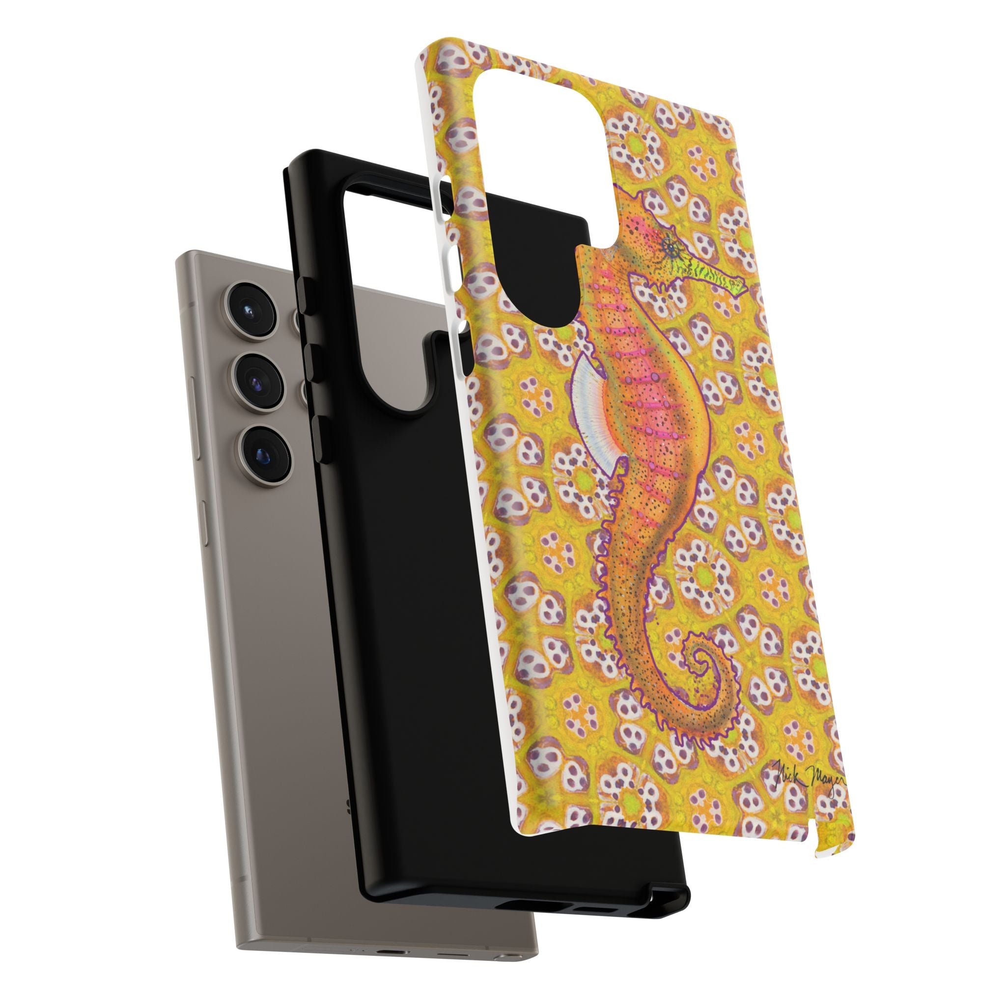 Psychedelic Seahorse Phone Case (Samsung) Printify