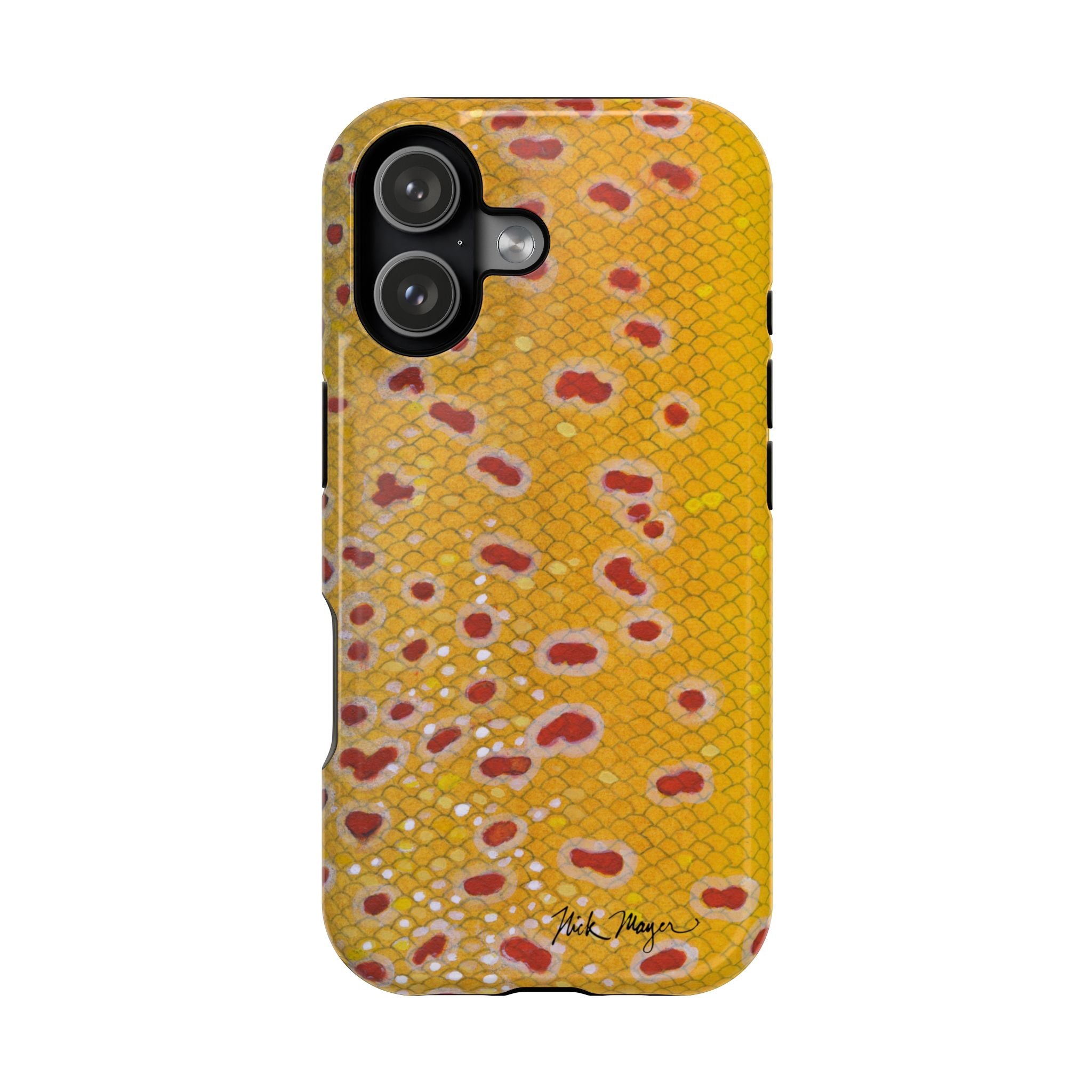 Brown Trout 3 Skin MagSafe iPhone Case