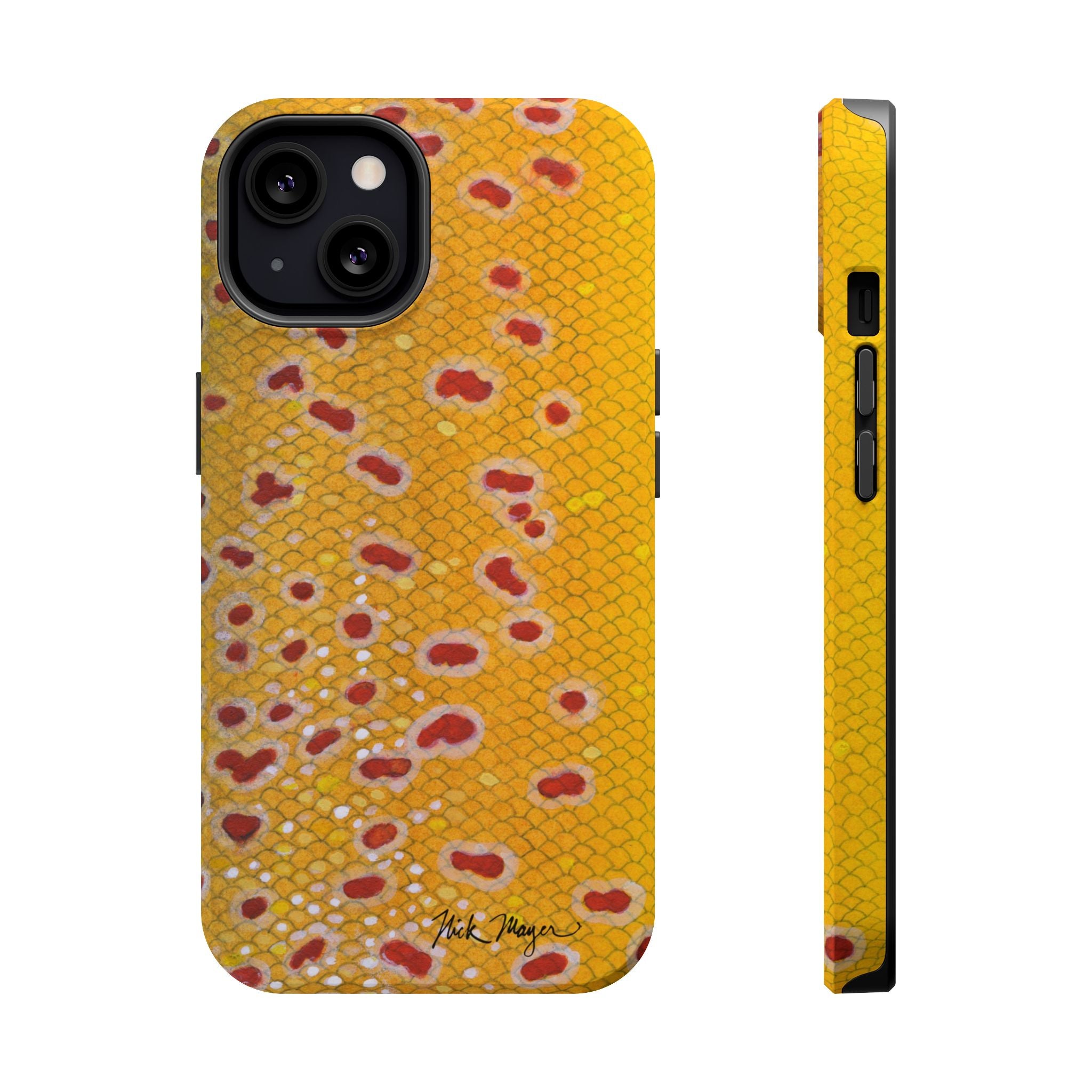 Brown Trout 3 Skin MagSafe iPhone Case