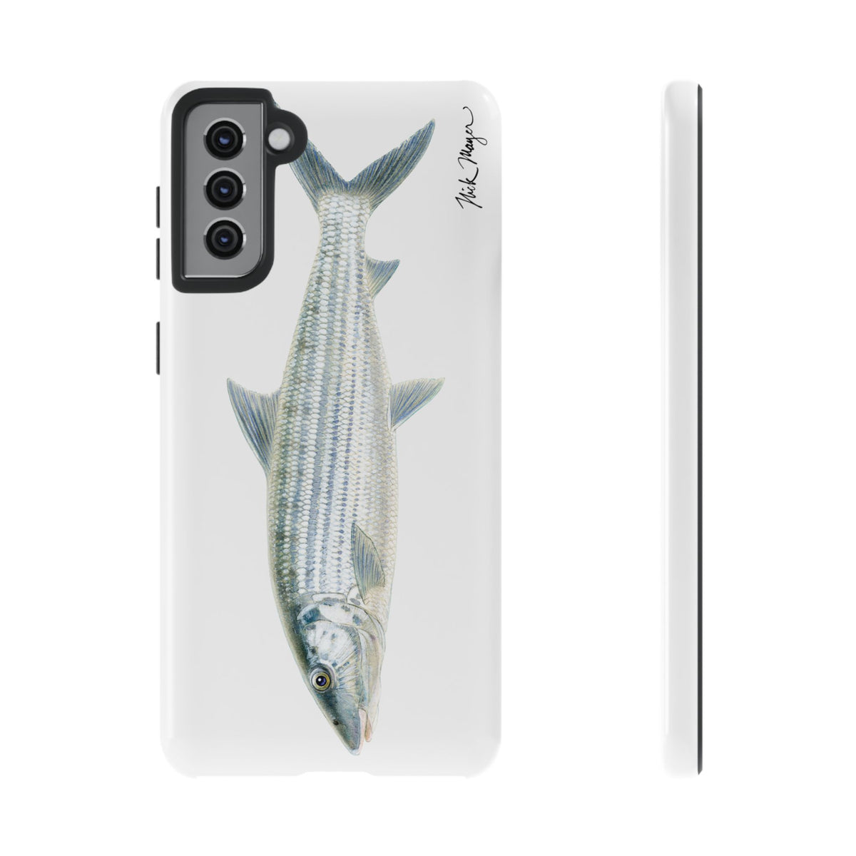 Bonefish White Phone Case (Samsung) Printify