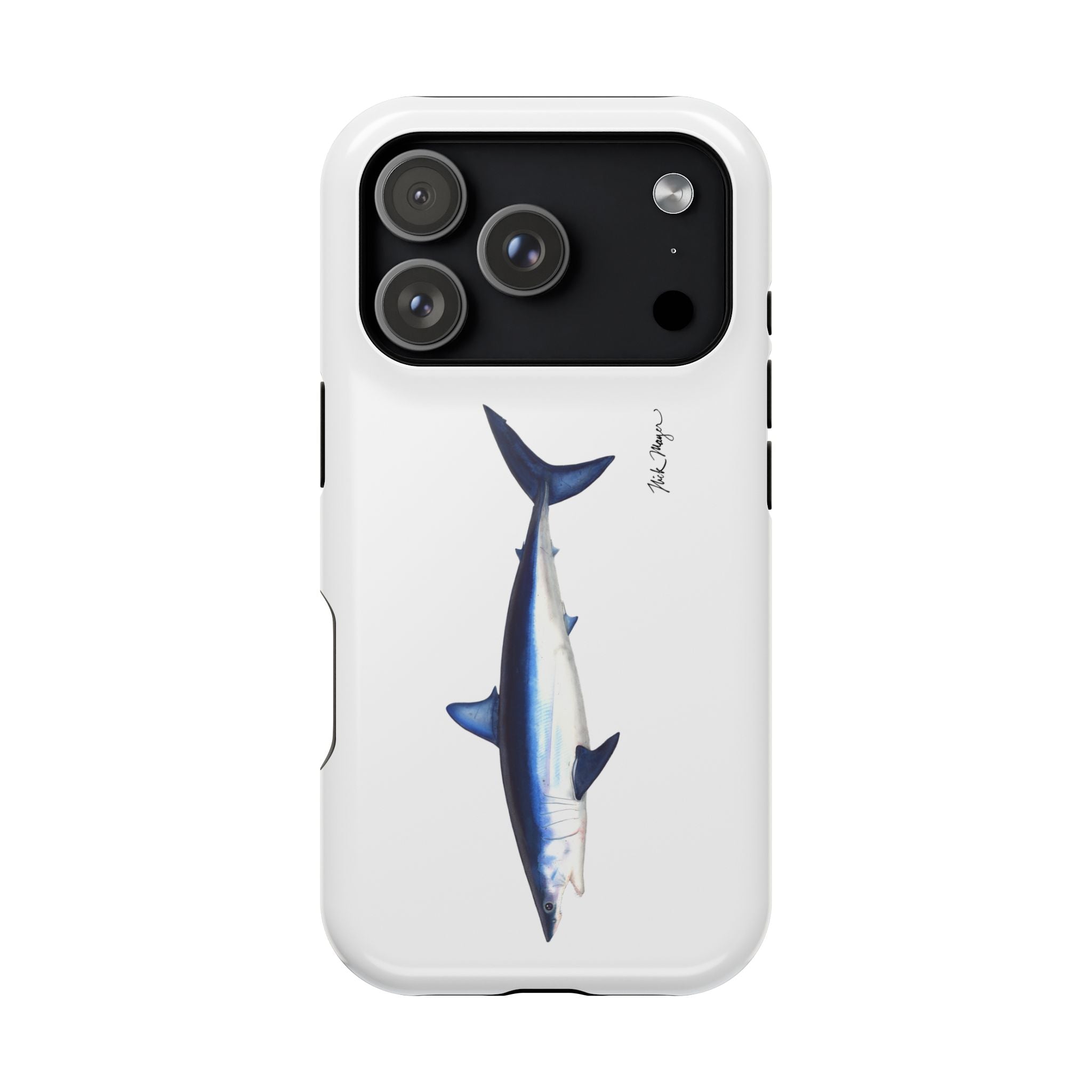 Mako Shark MagSafe White iPhone Case