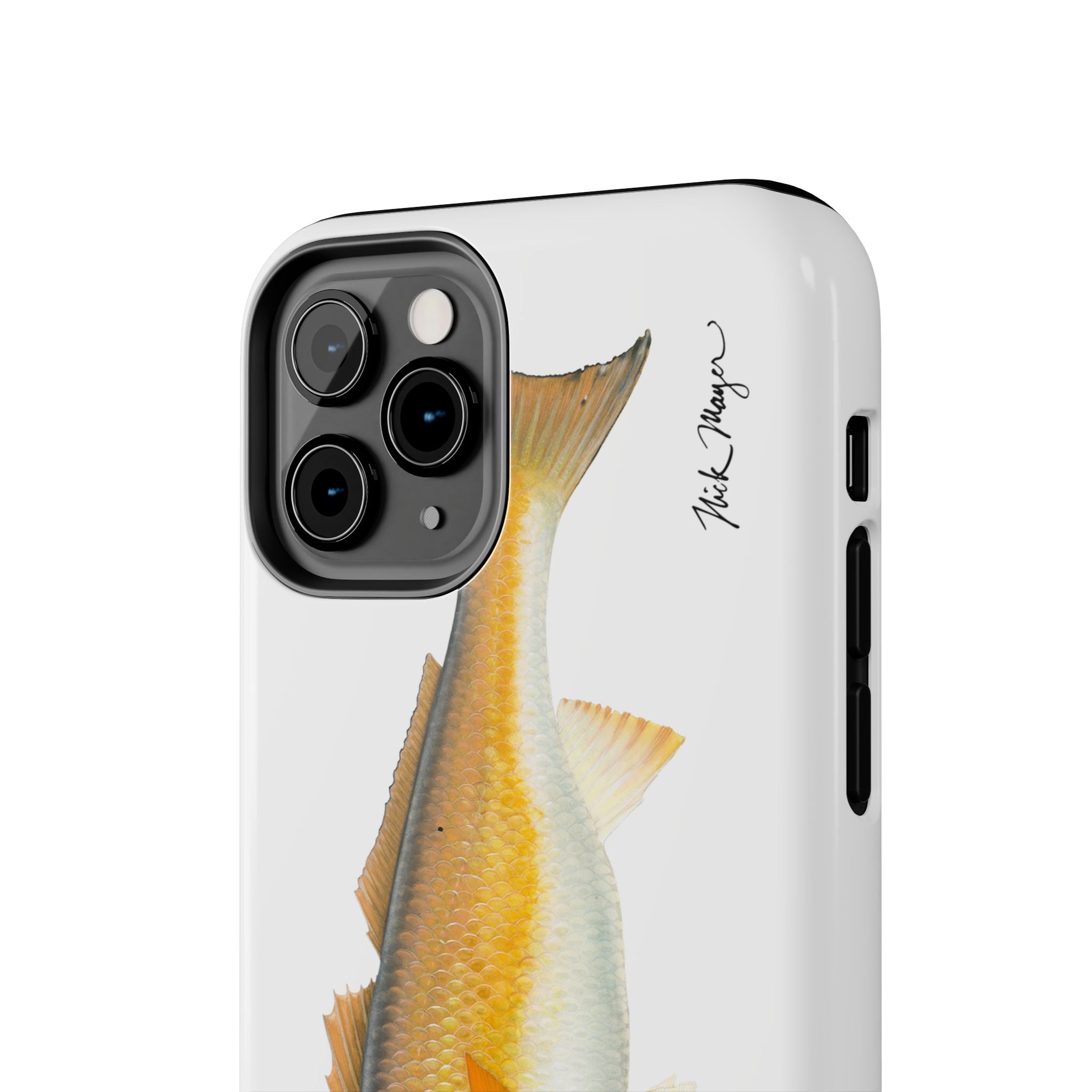 Bull Redfish White Phone Case (iPhone)