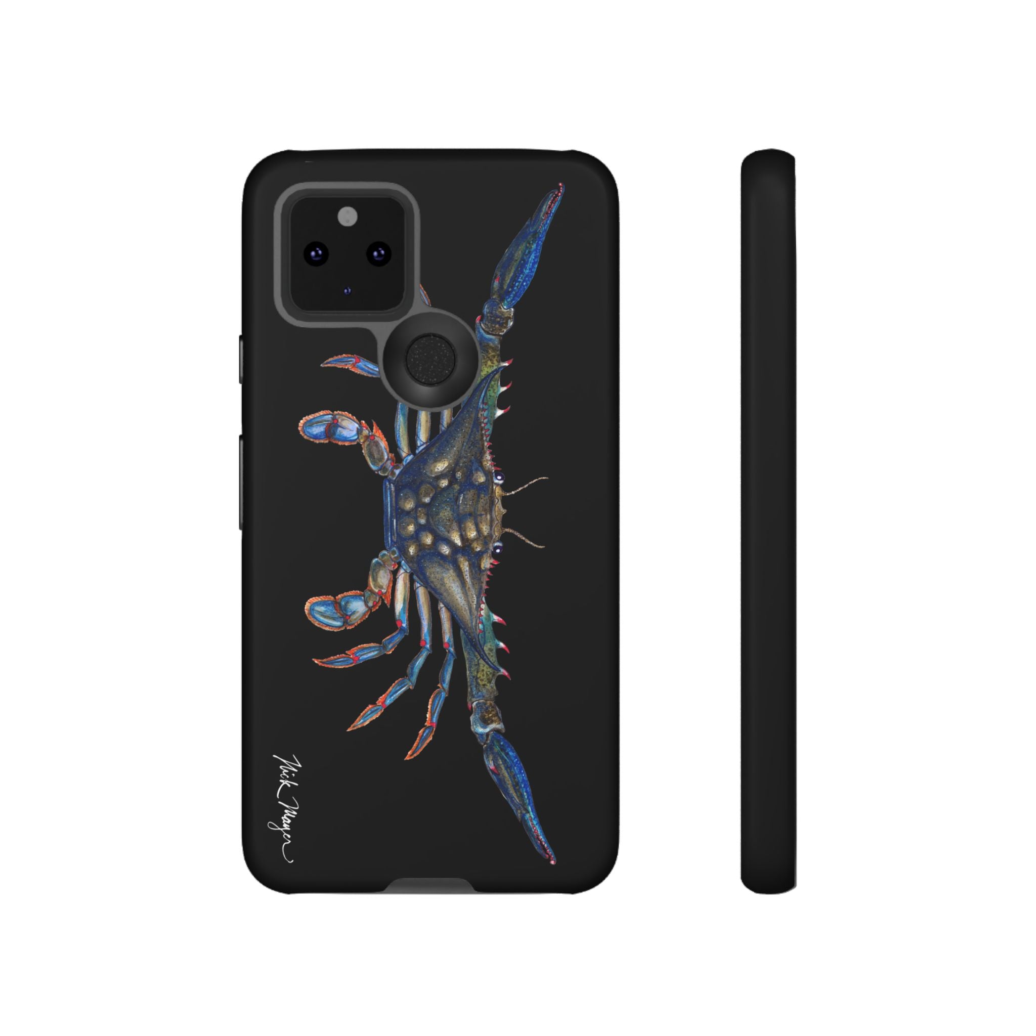 Blue Crab Black Phone Case (Samsung)