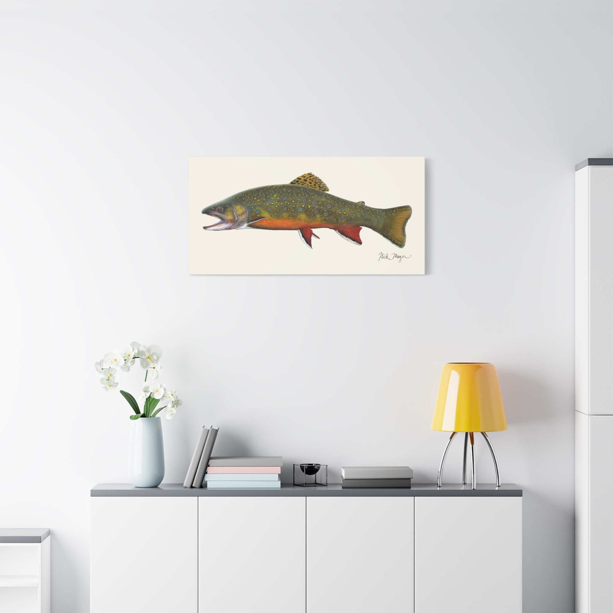 Beaver Pond Brook Trout Canvas Print