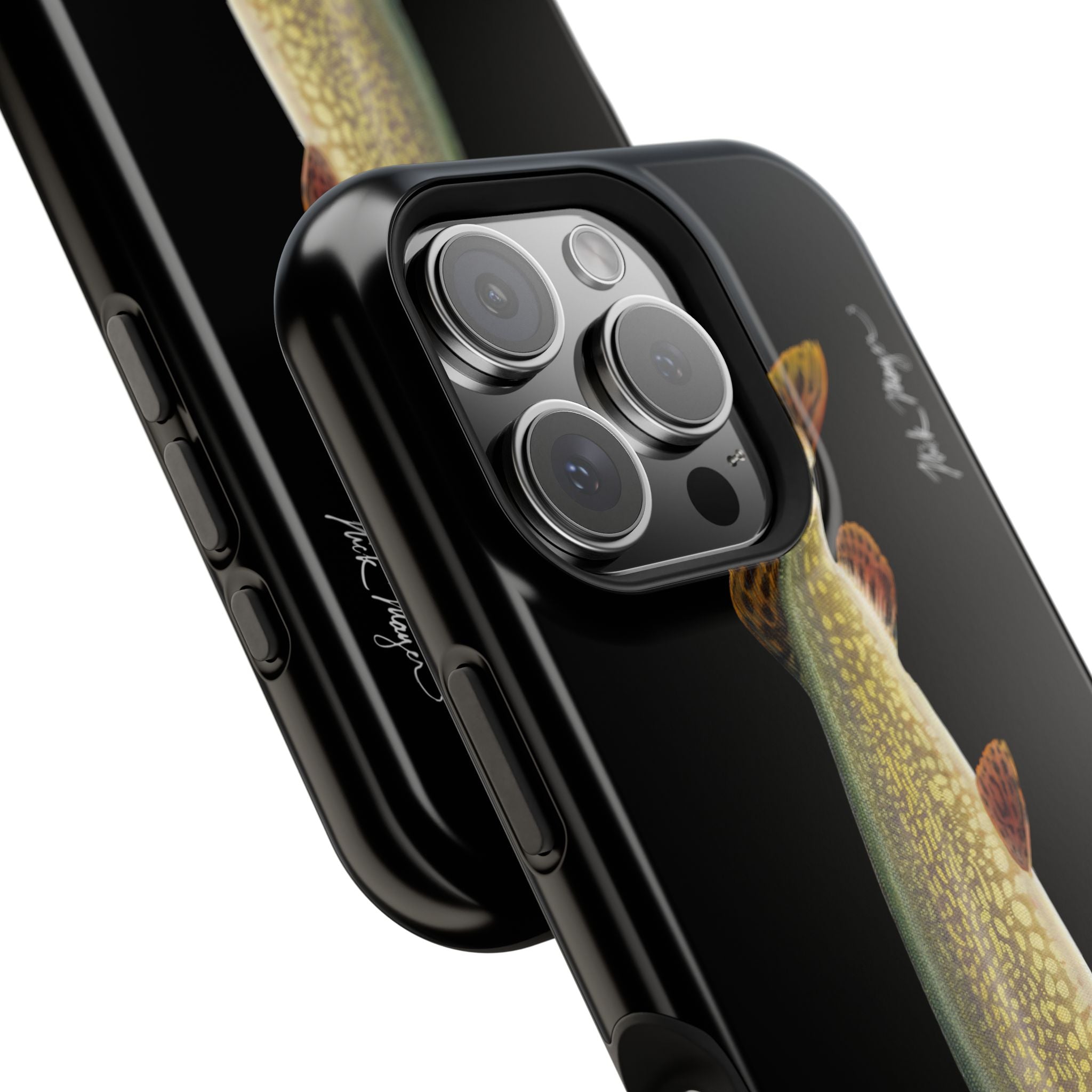 Northern Pike MagSafe Black iPhone Case Printify