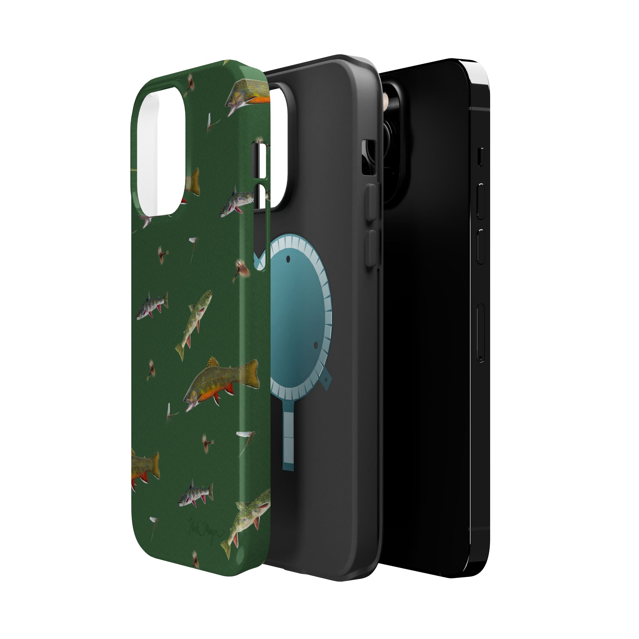 Trout and Flies MagSafe iPhone Case