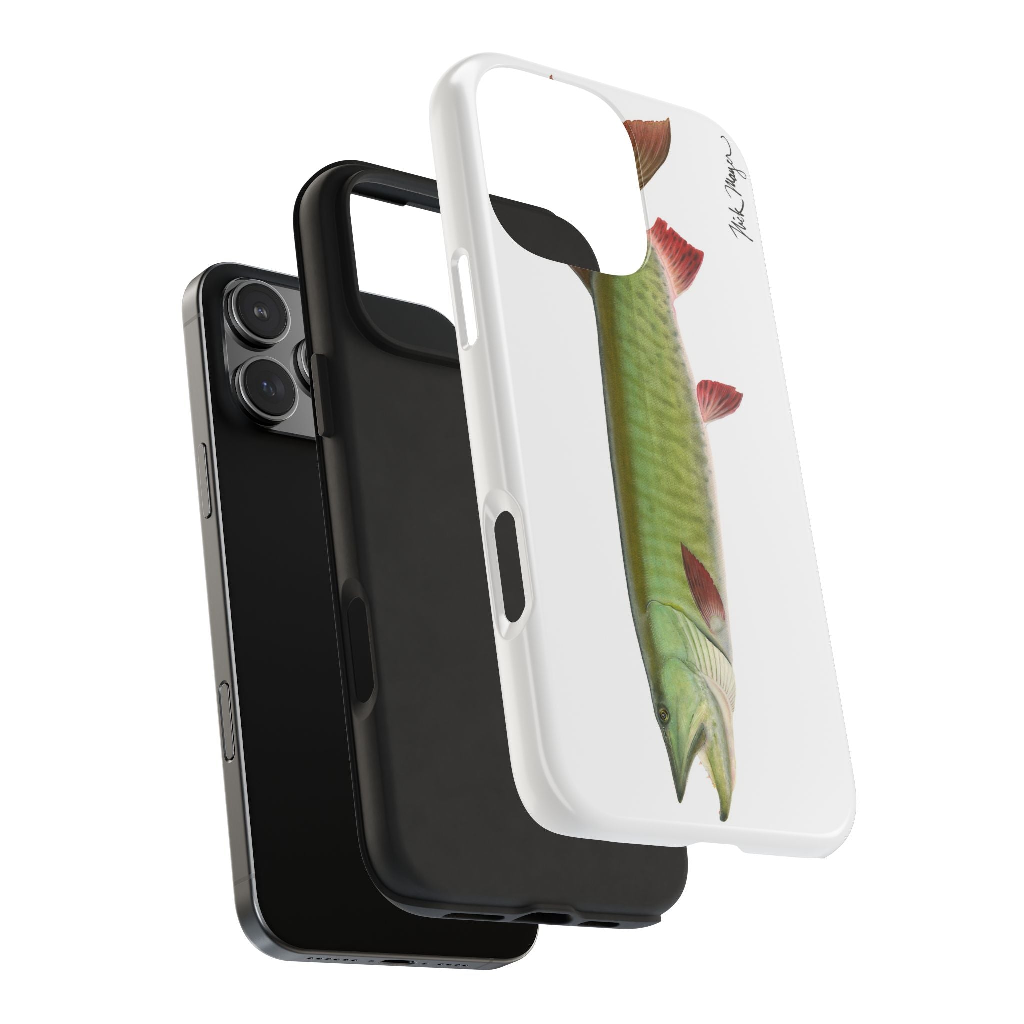 Trophy Muskie White Phone Case (iPhone)