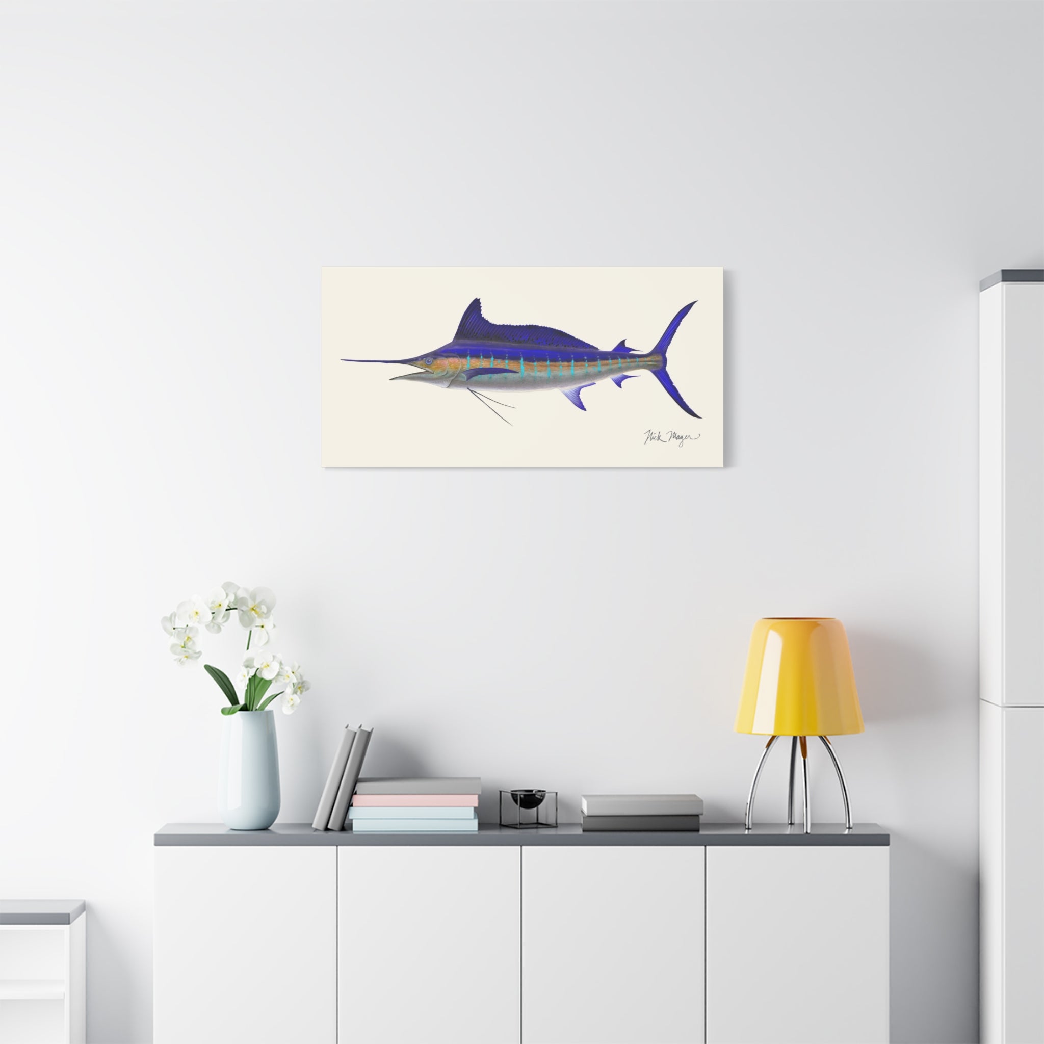 Striped Marlin Canvas Print