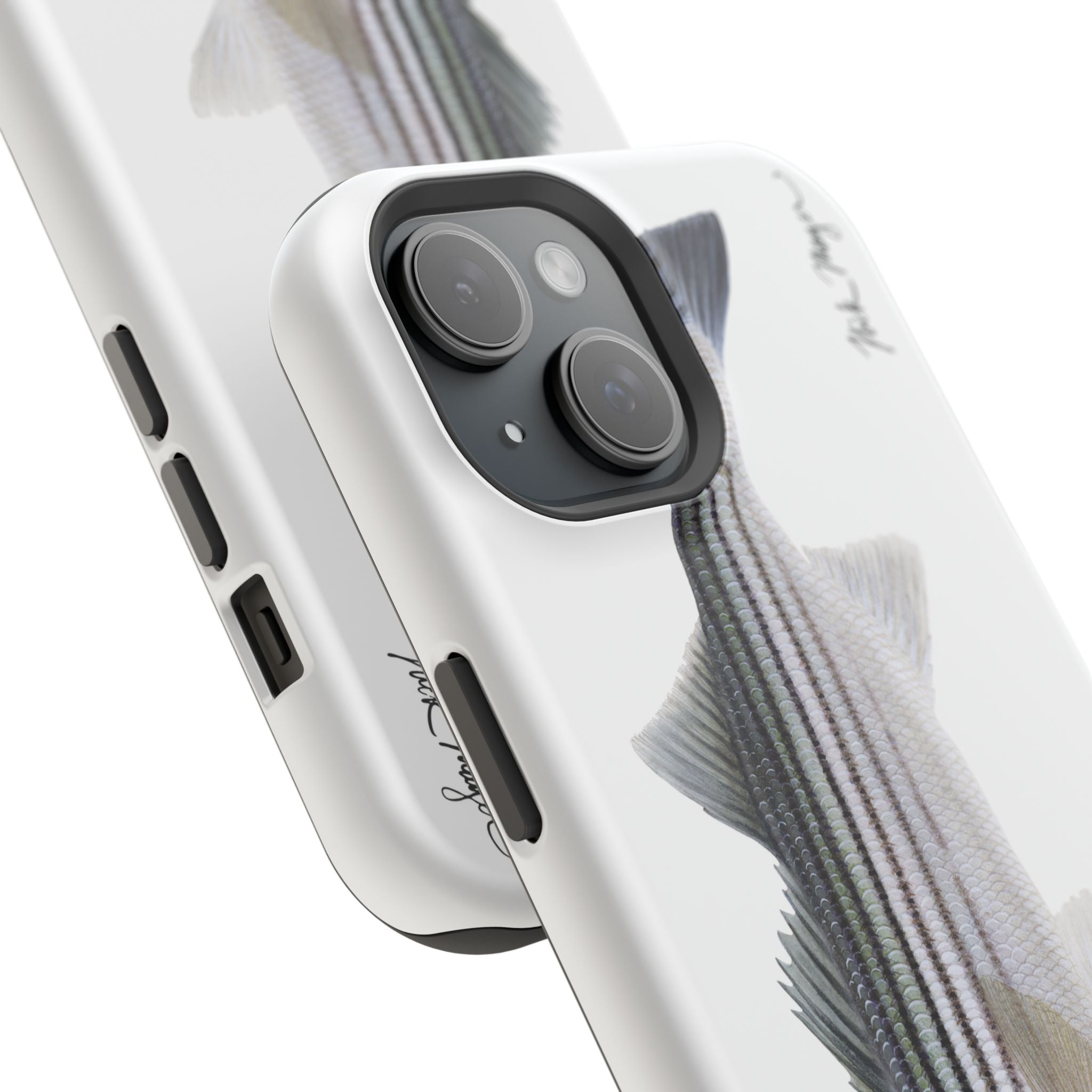 Schoolie Striper MagSafe White iPhone Case