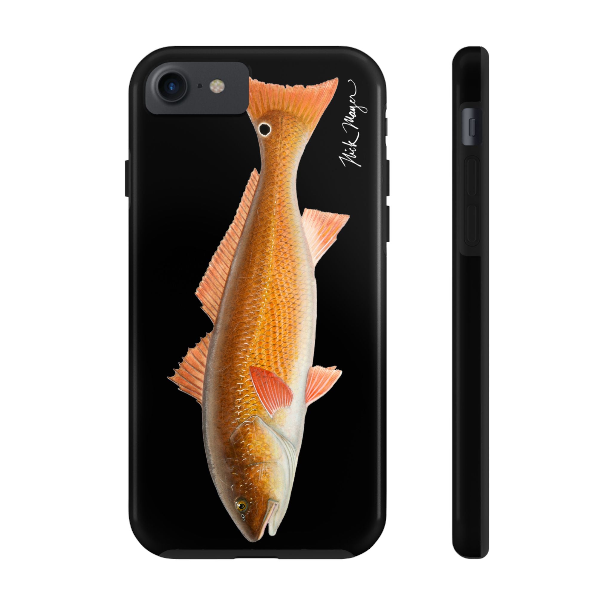 Redfish Black Phone Case (iPhone)