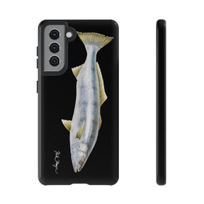 White Sea Bass Phone Case (Samsung) - black