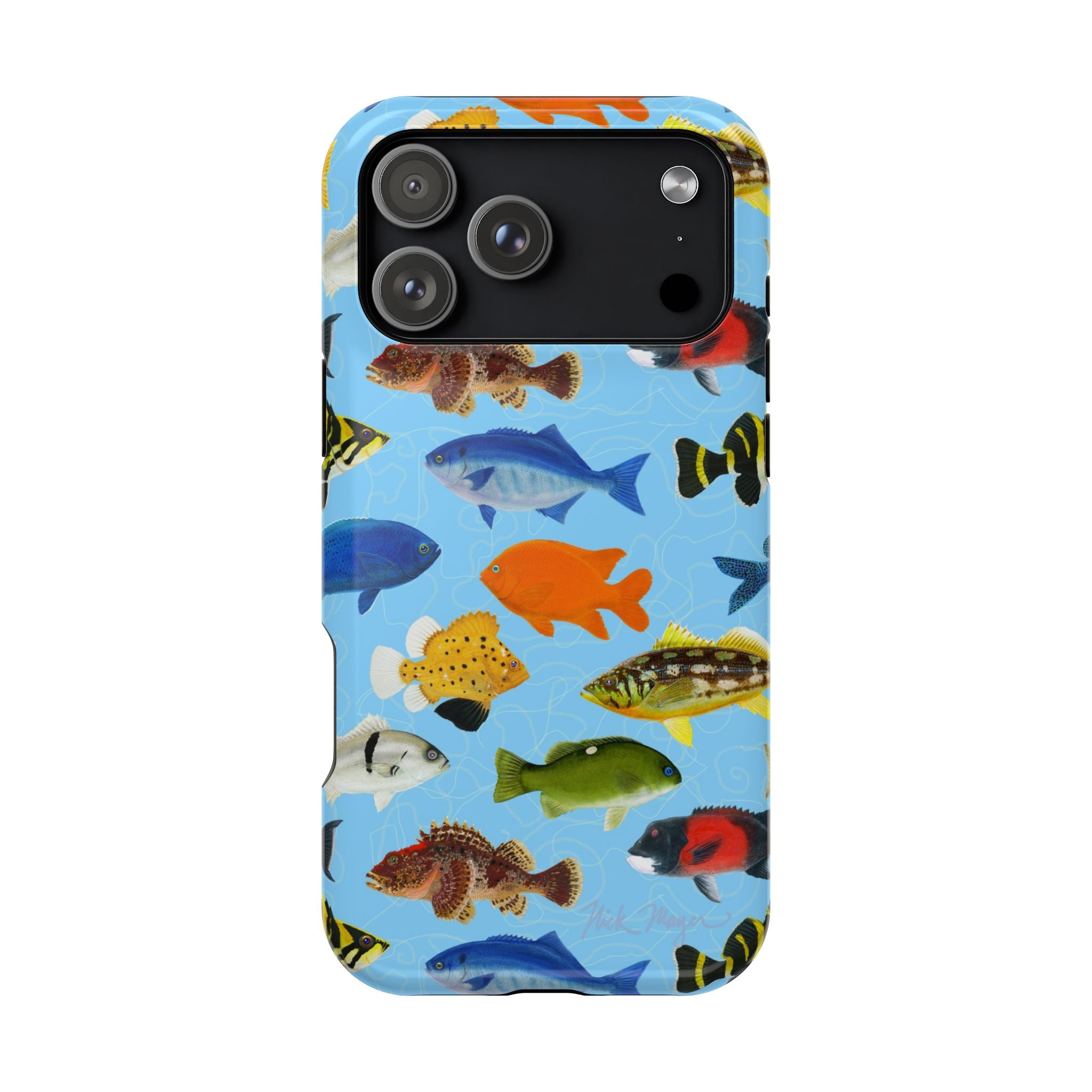 California Fish Blue MagSafe iPhone Case
