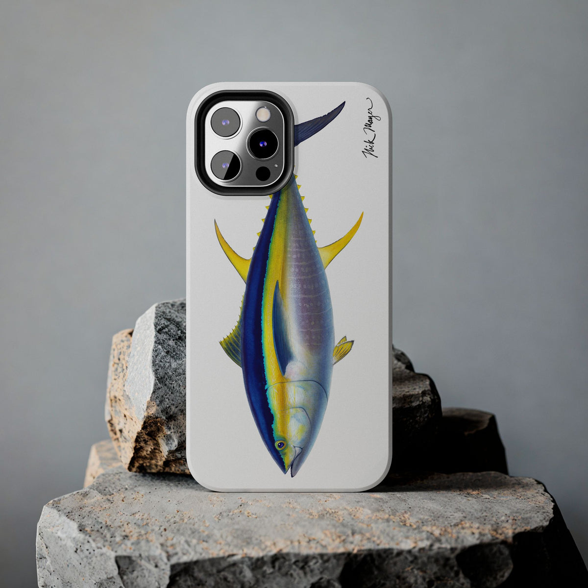 Yellowfin Tuna White Phone Case (iPhone) Printify