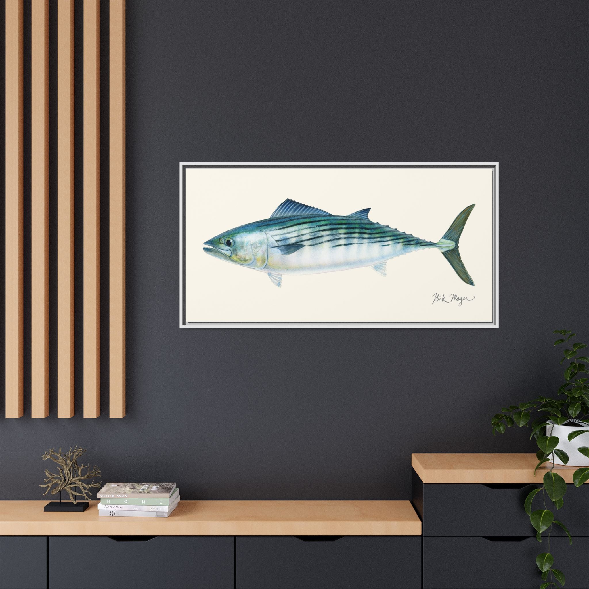 Bonito Framed Canvas Print Printify