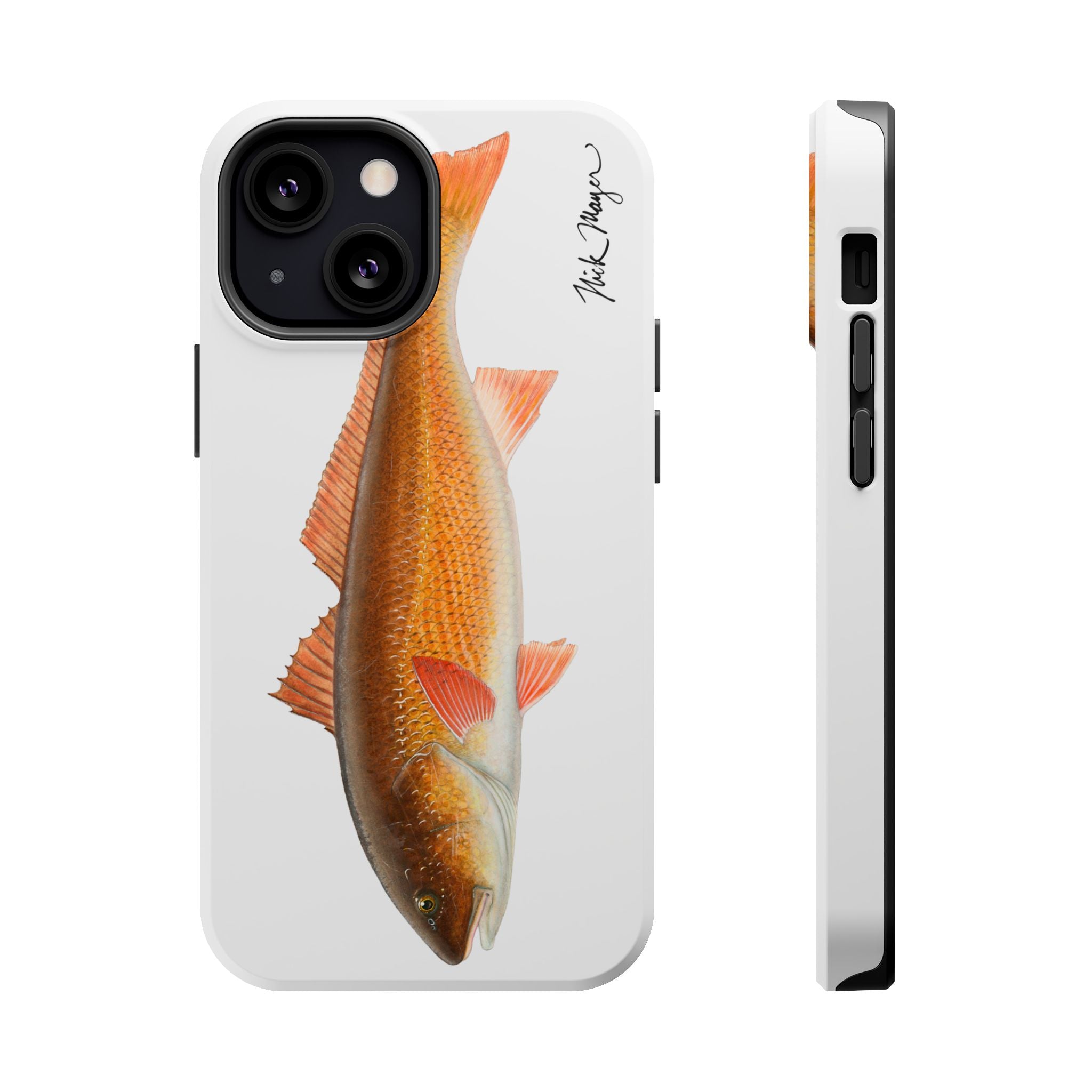 Redfish MagSafe White iPhone Case