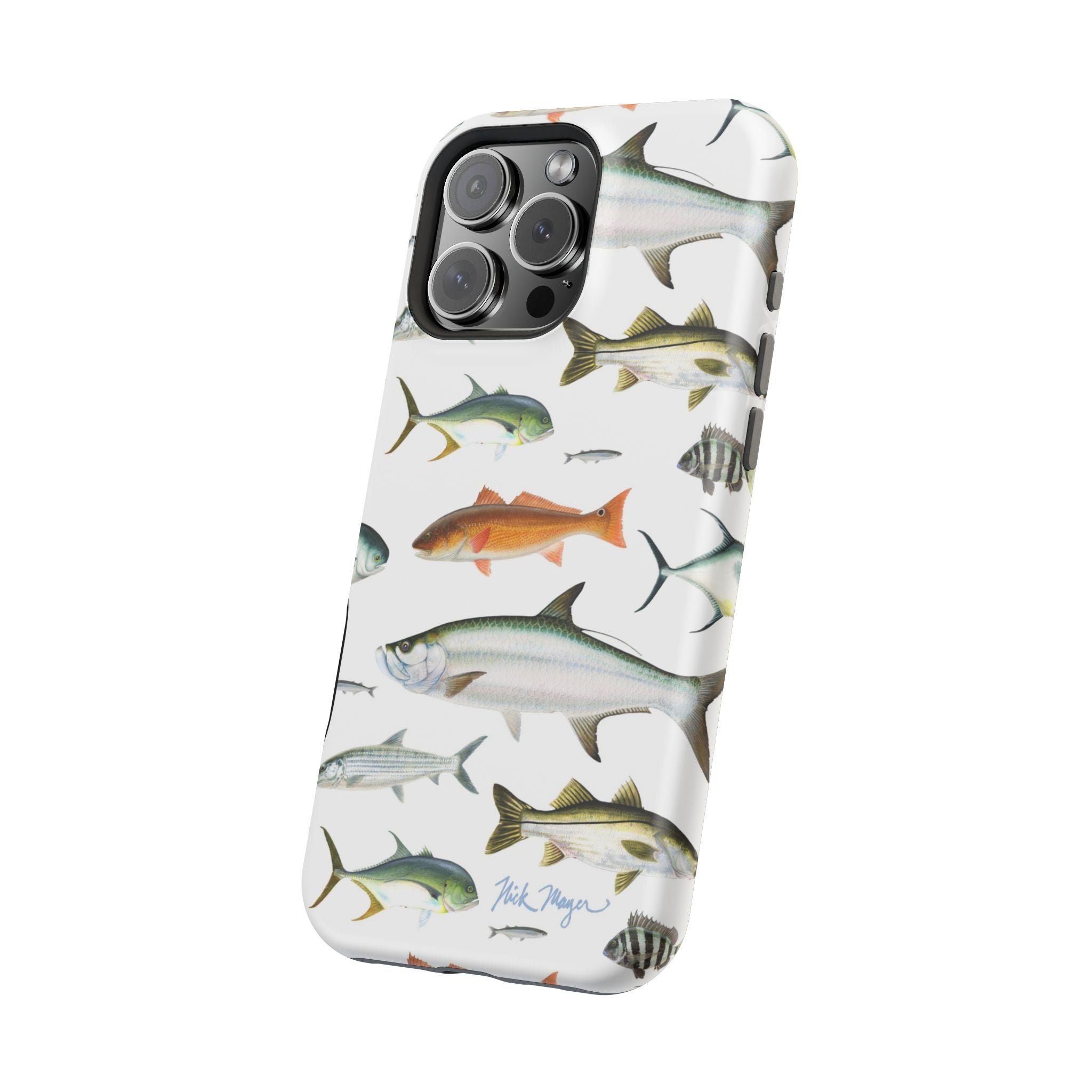 Southern Fish White MagSafe iPhone Case