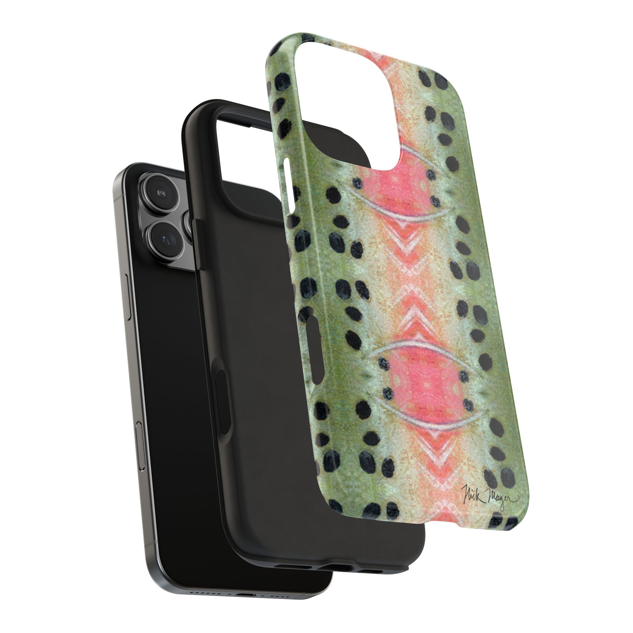 Rainbow Trout Pattern Phone Case (iPhone)