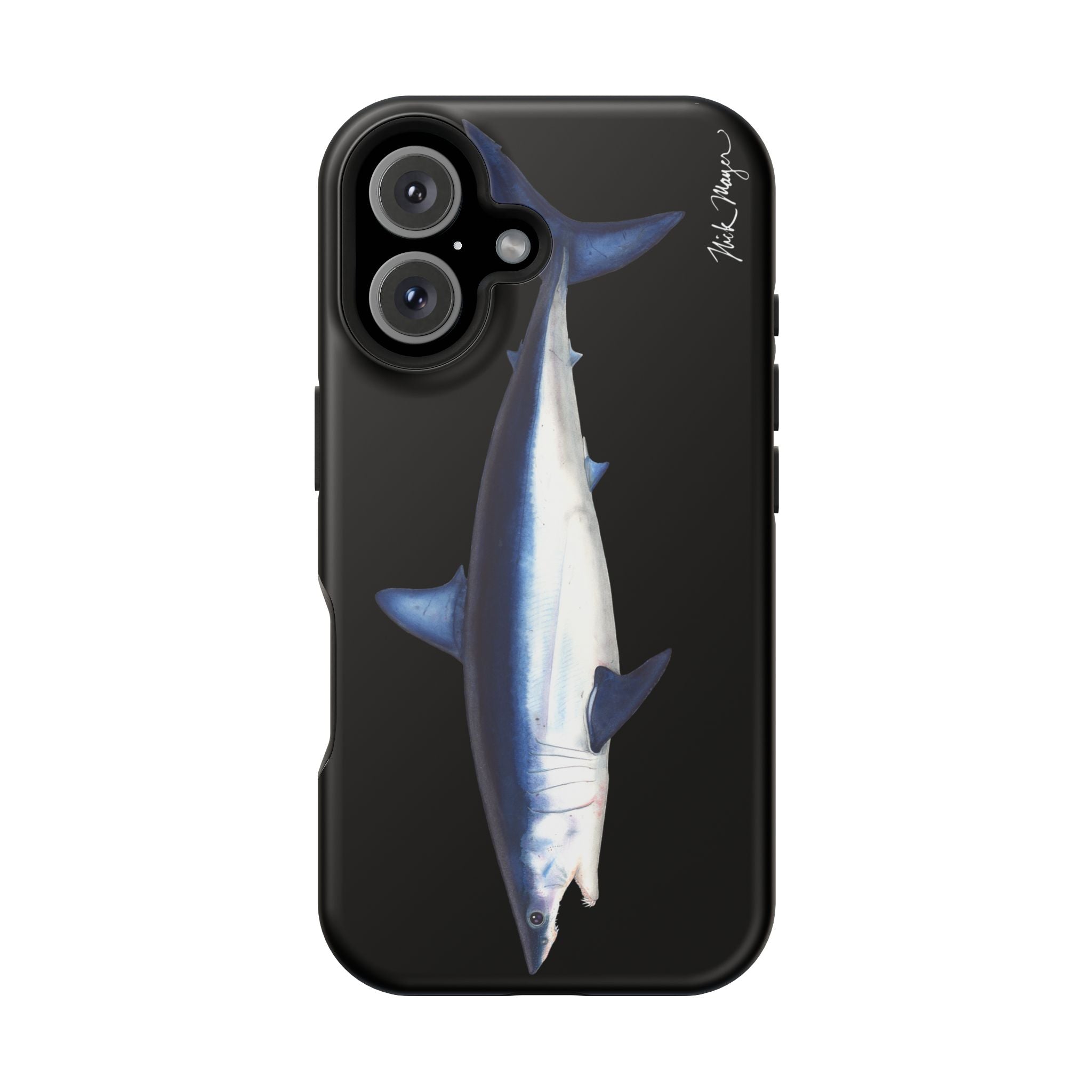 Mako Shark MagSafe Black iPhone Case