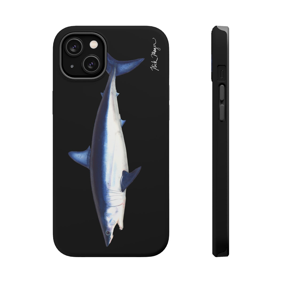 Mako Shark MagSafe Black iPhone Case Printify