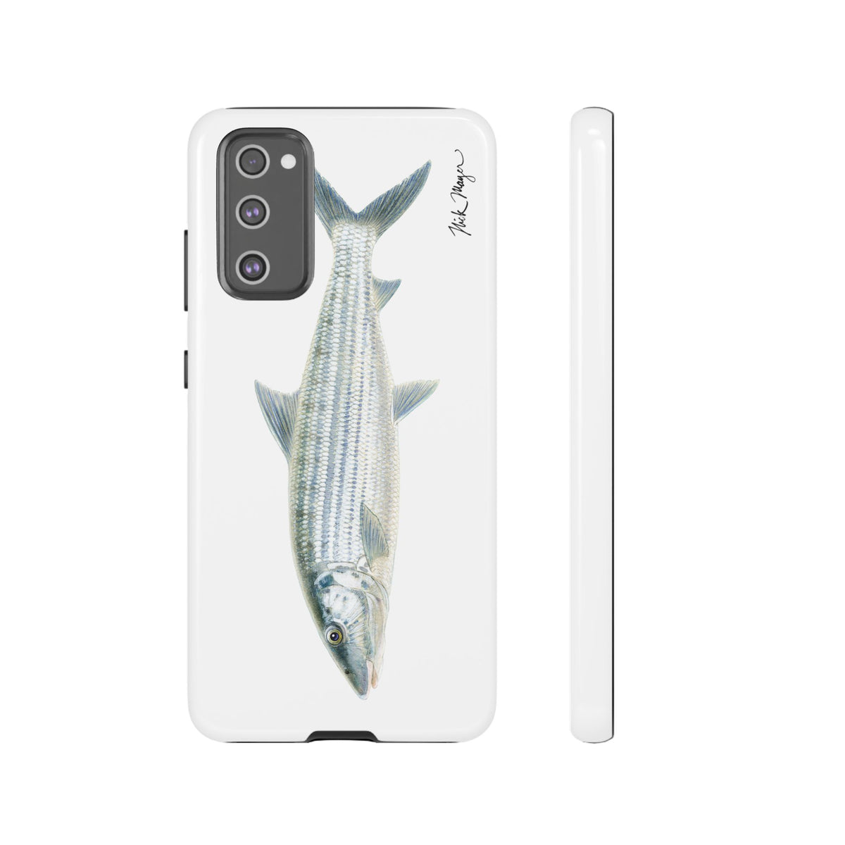 Bonefish White Phone Case (Samsung) Printify
