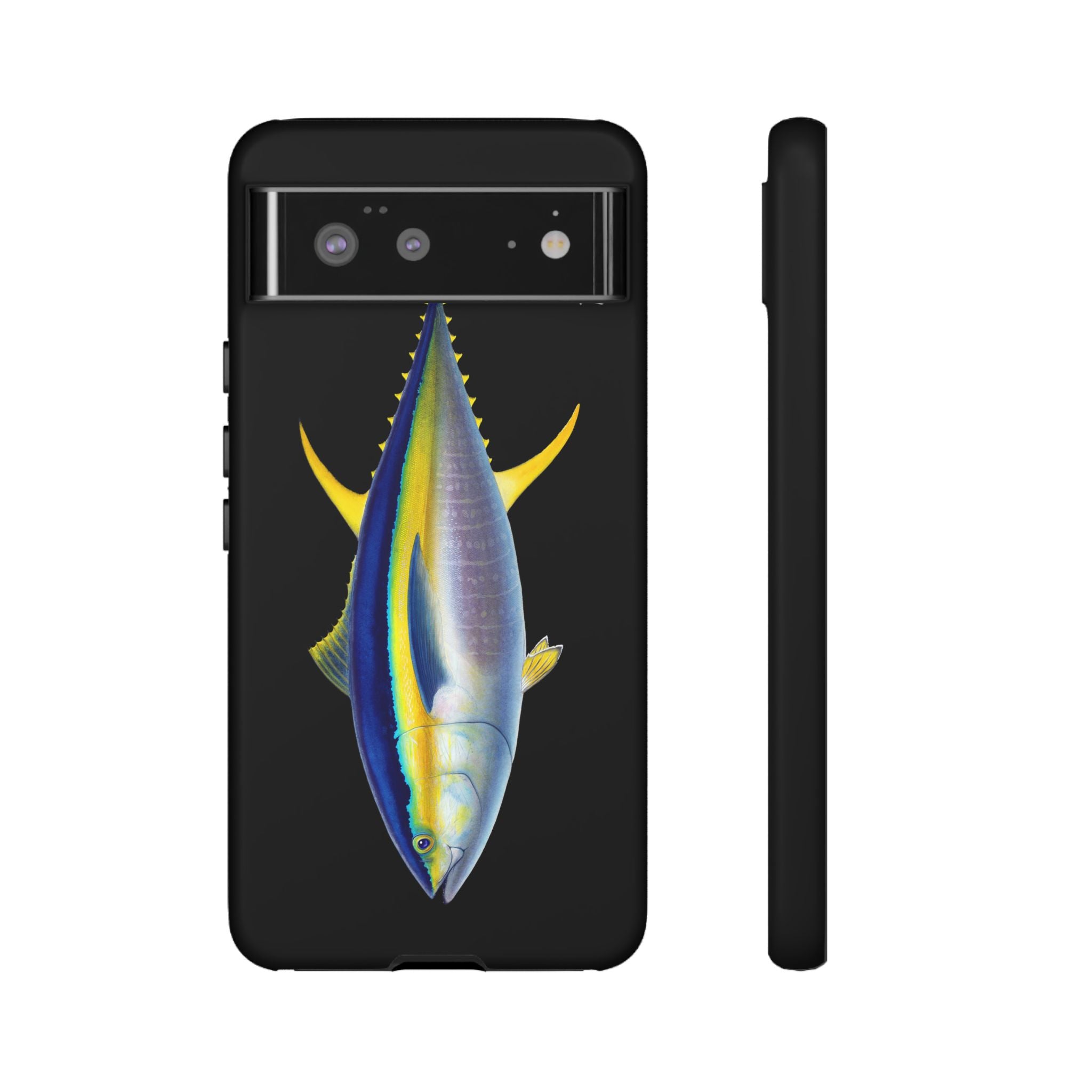 Yellowfin Tuna Black Phone Case (Samsung) Printify