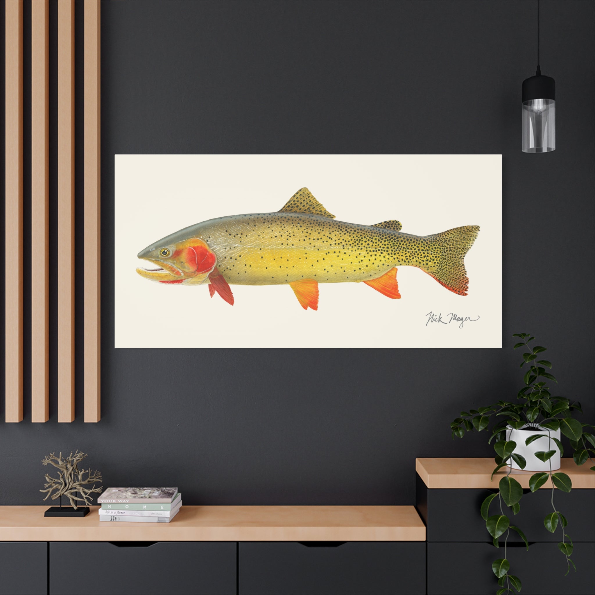 Cutthroat Trout I Canvas Print Printify