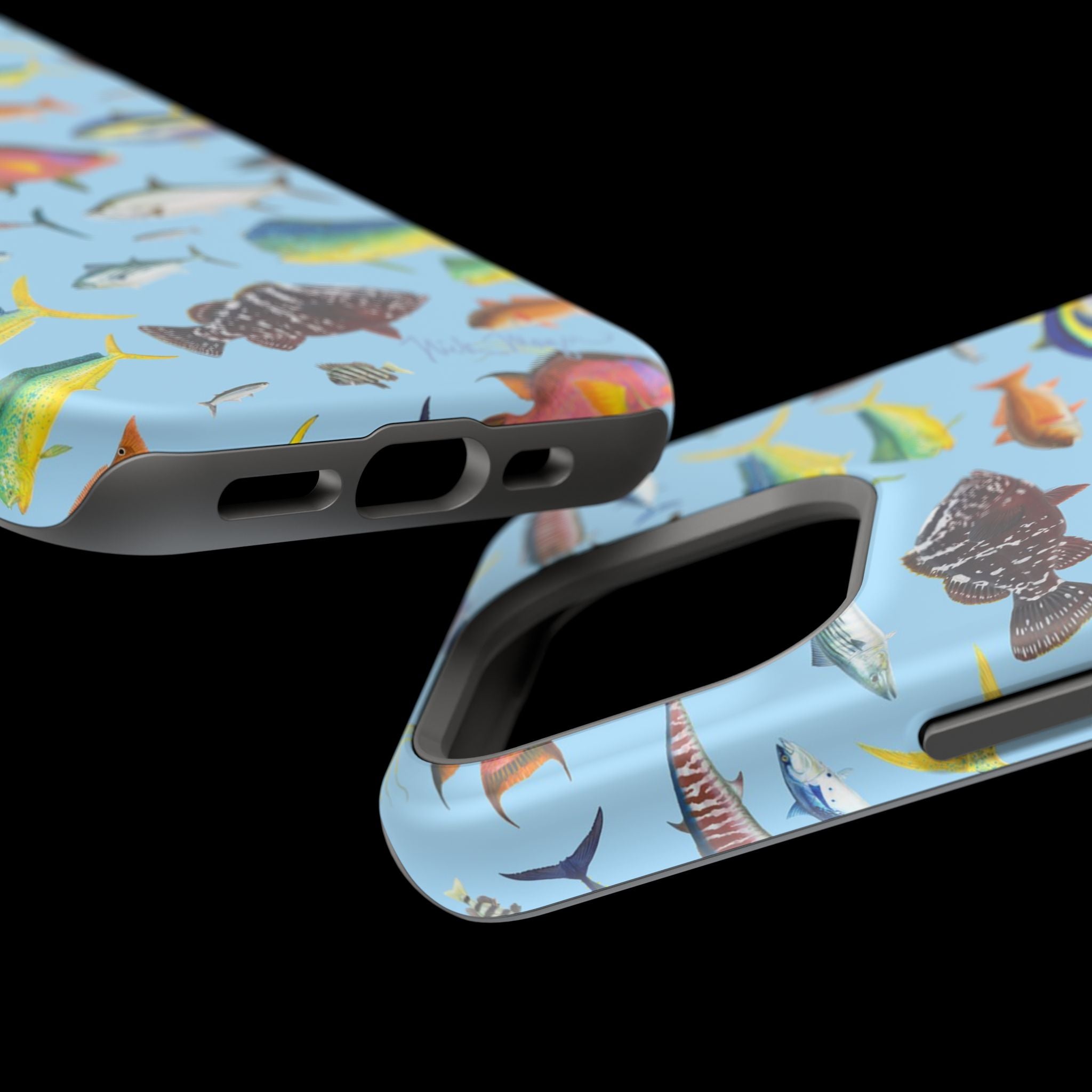 Southern Offshore Fish Blue MagSafe iPhone Case