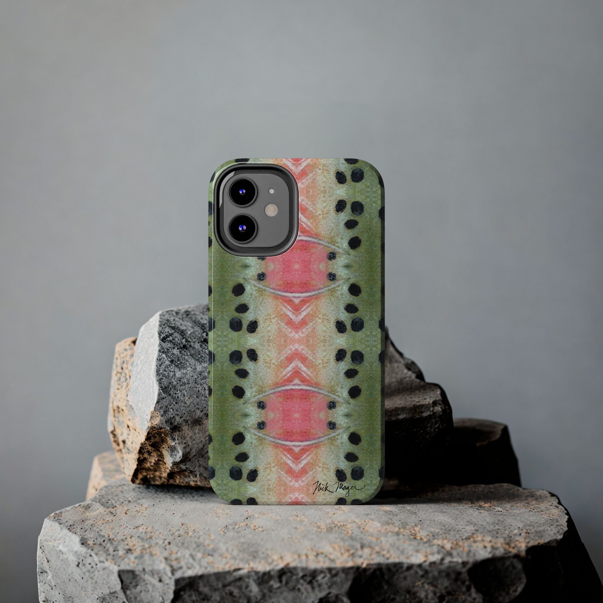 Rainbow Trout Pattern Phone Case (iPhone)