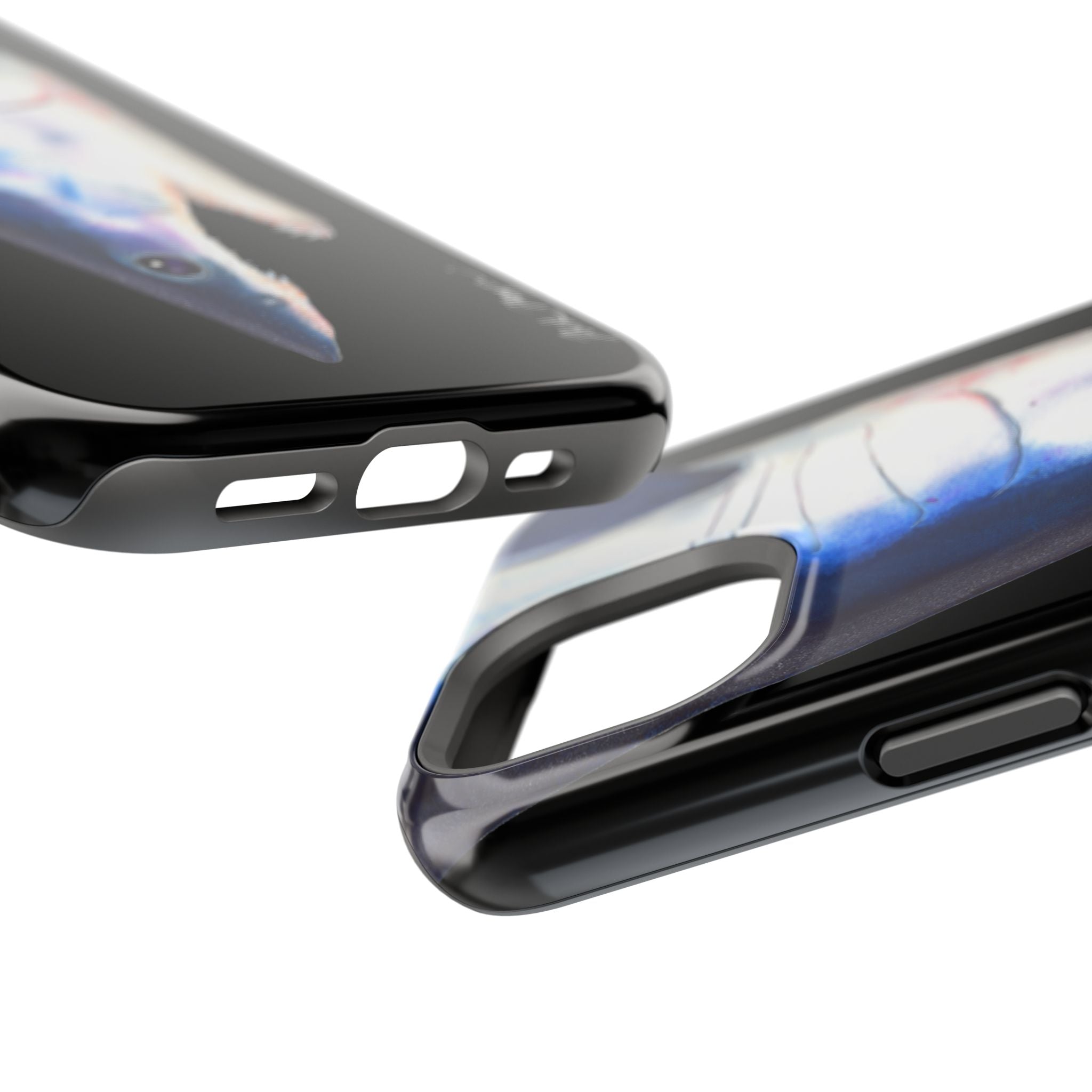 Mako Shark Face MagSafe Black iPhone Case