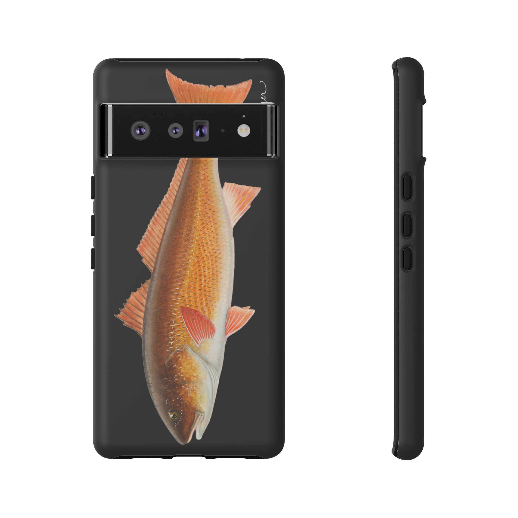 Redfish Black Phone Case (Samsung) Printify