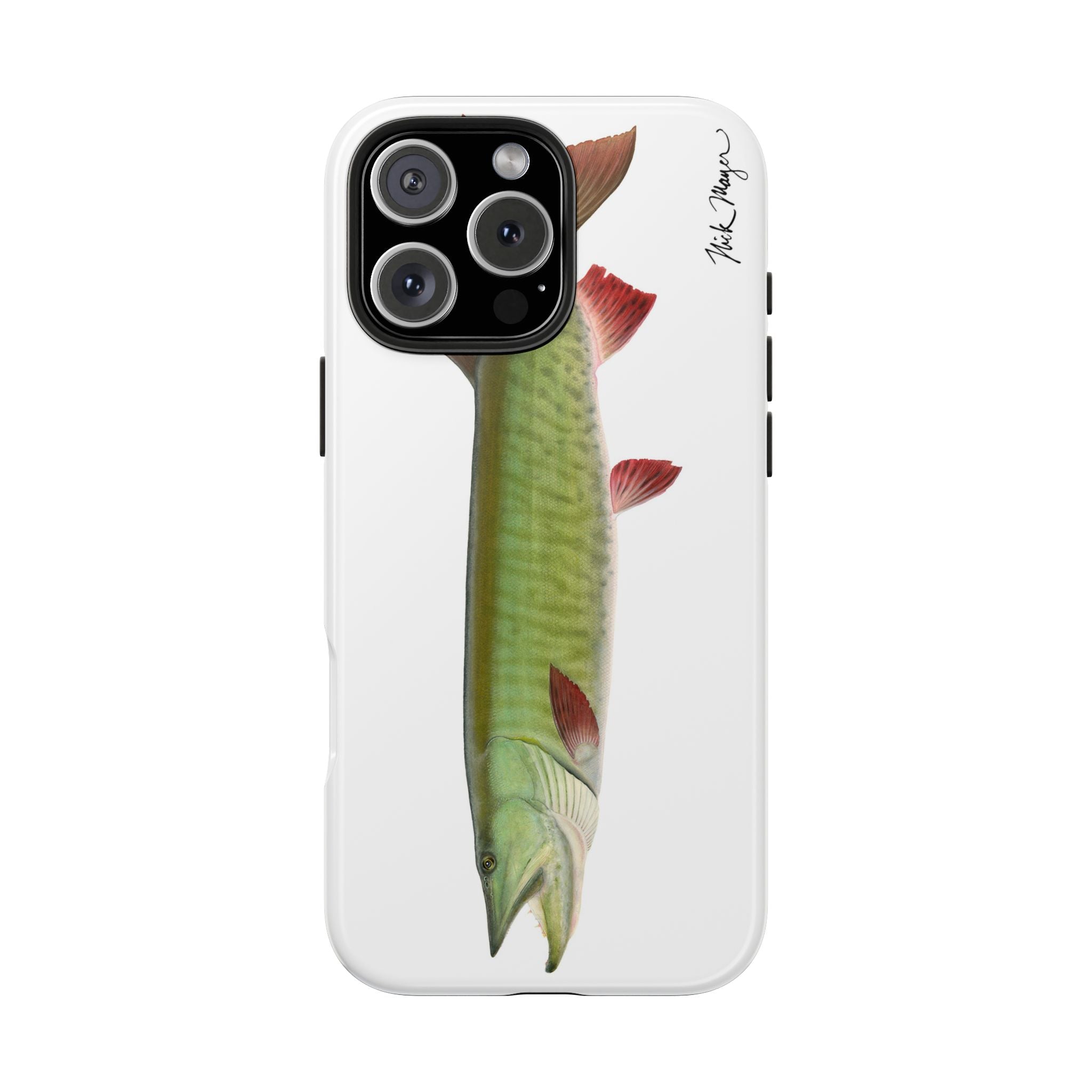 Trophy Muskie White Phone Case (iPhone)