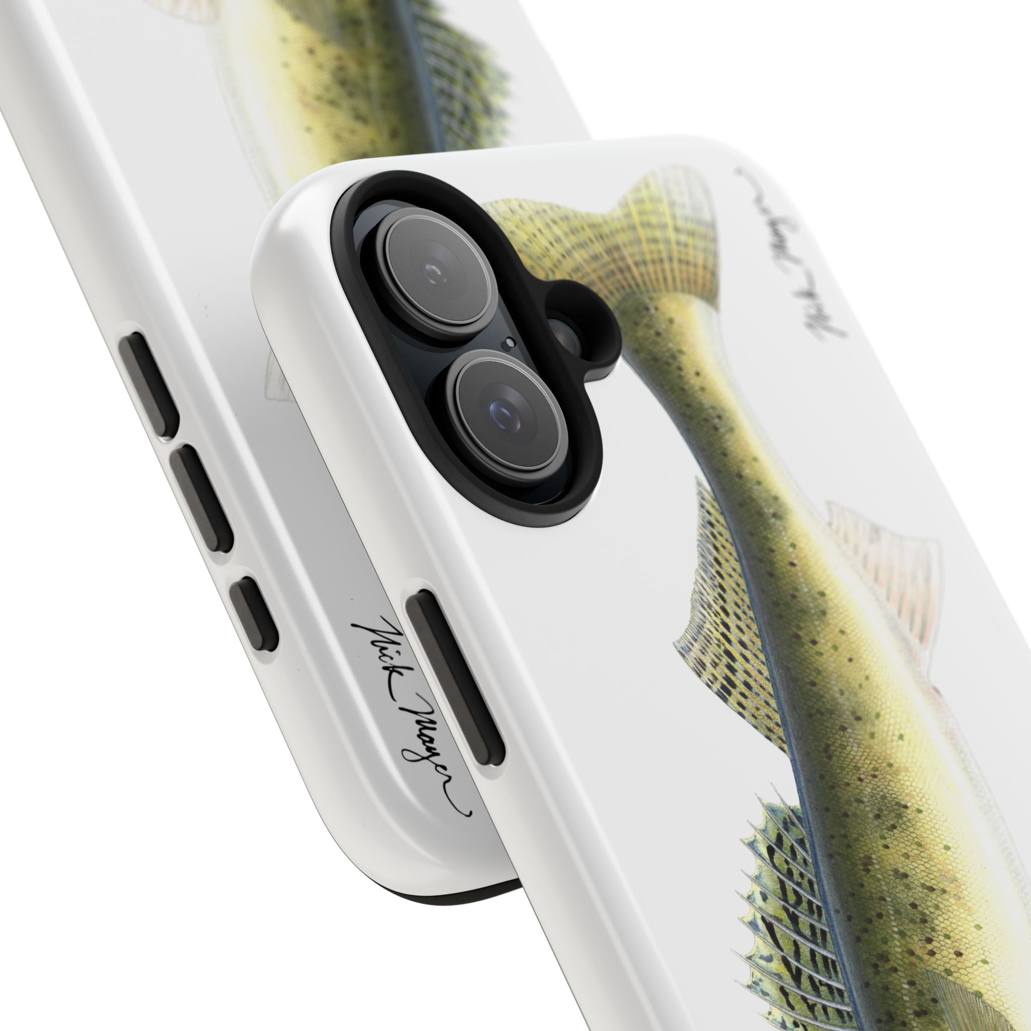 Walleye White Phone Case (iPhone)