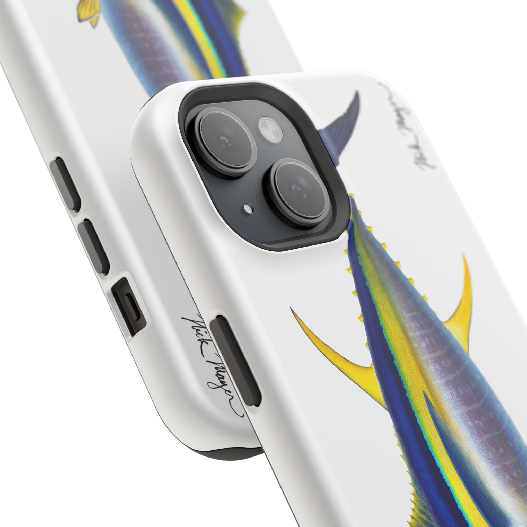 Yellowfin Tuna MagSafe White iPhone Case
