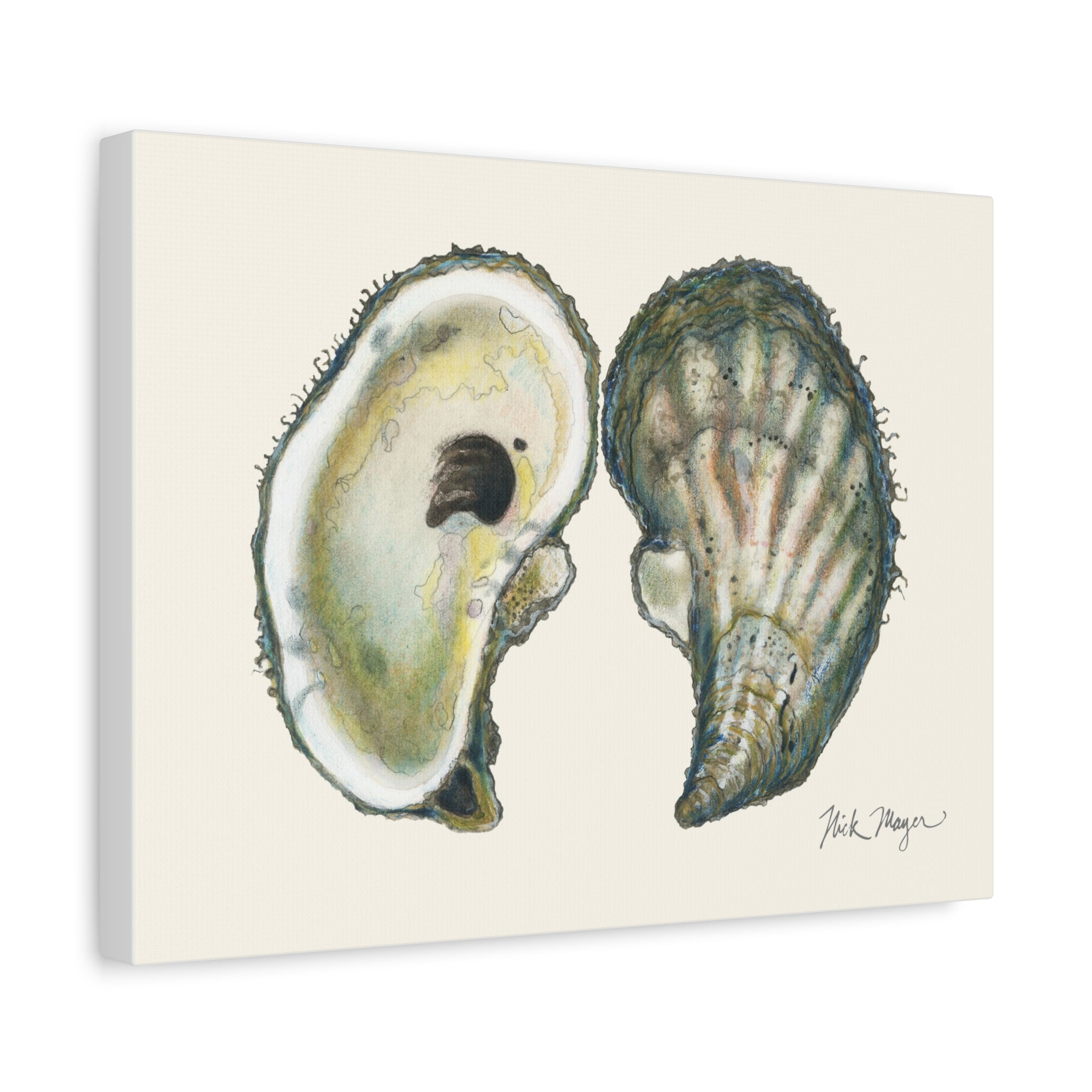 Atlantic Oysters I Canvas Print