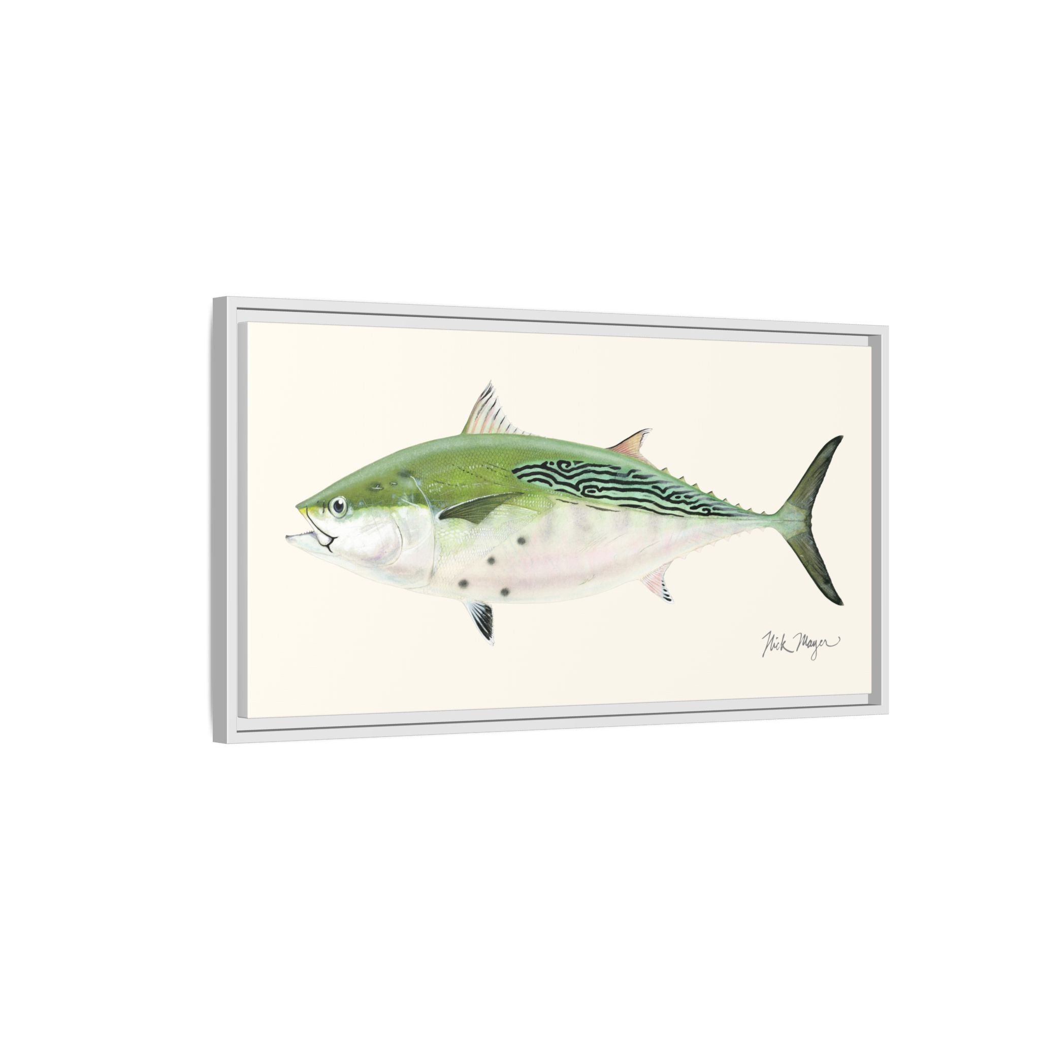 Albie Framed Canvas Print